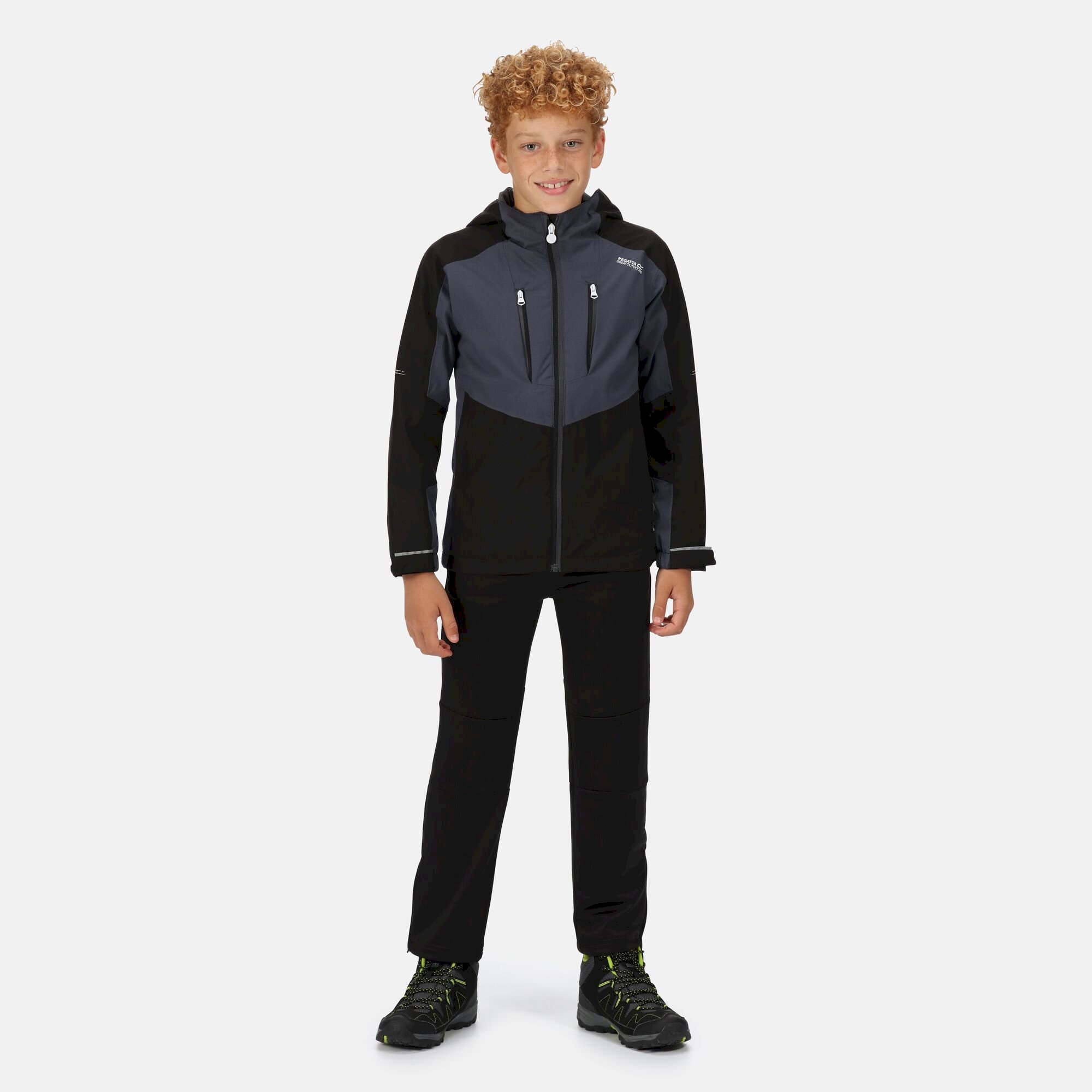 Kids' Highton III Waterproof Jacket | Black India Grey