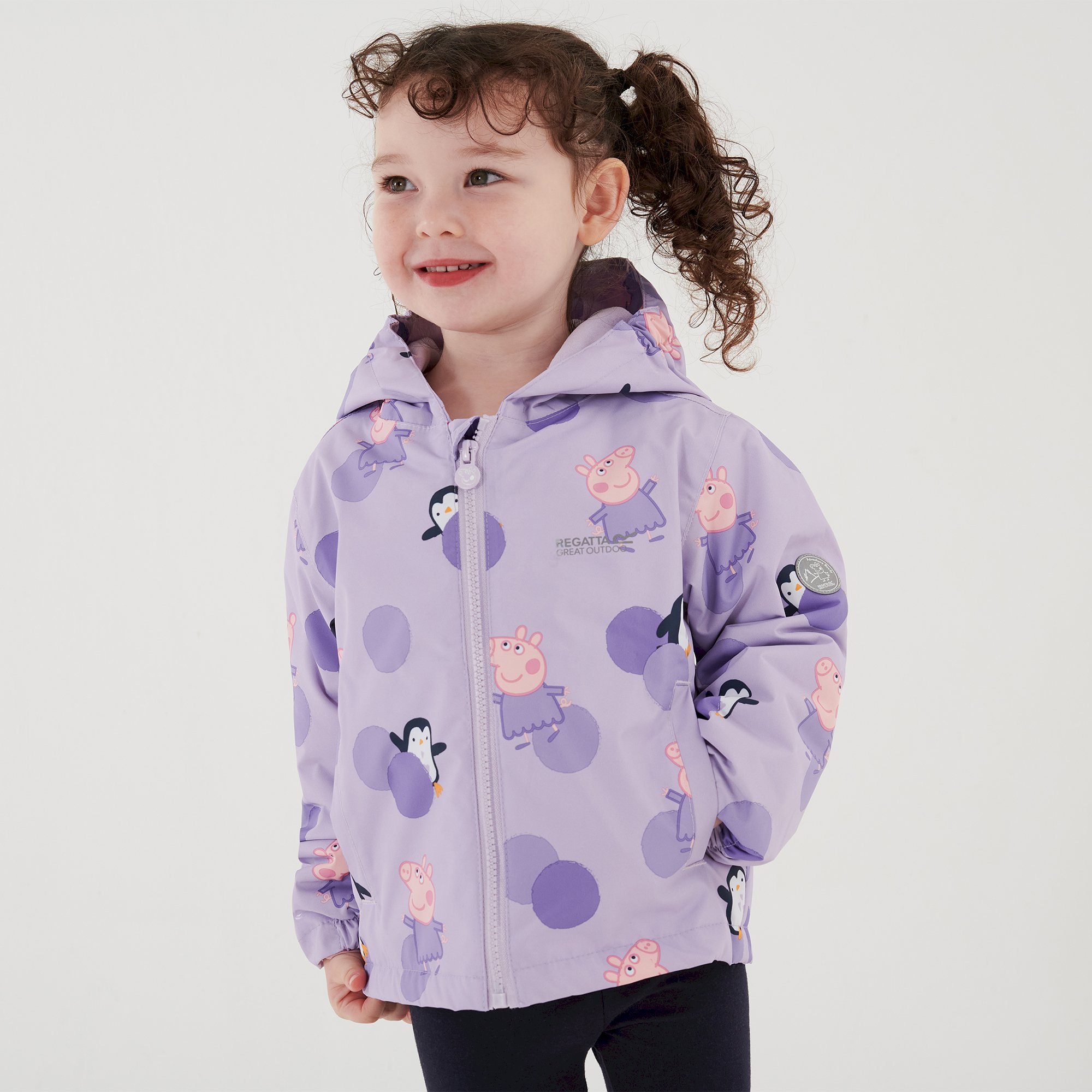Peppa Pig Padded Muddy Puddle Jacket | Pastel Lilac