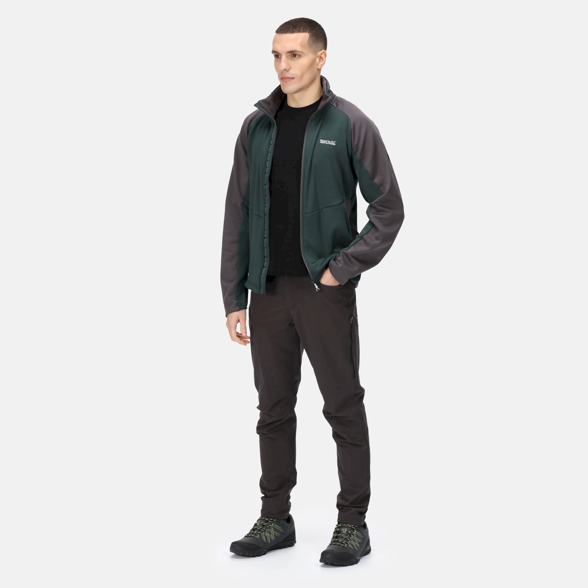 Men's Highton Winter Full Zip III Fleece | Green Gables Dark Grey