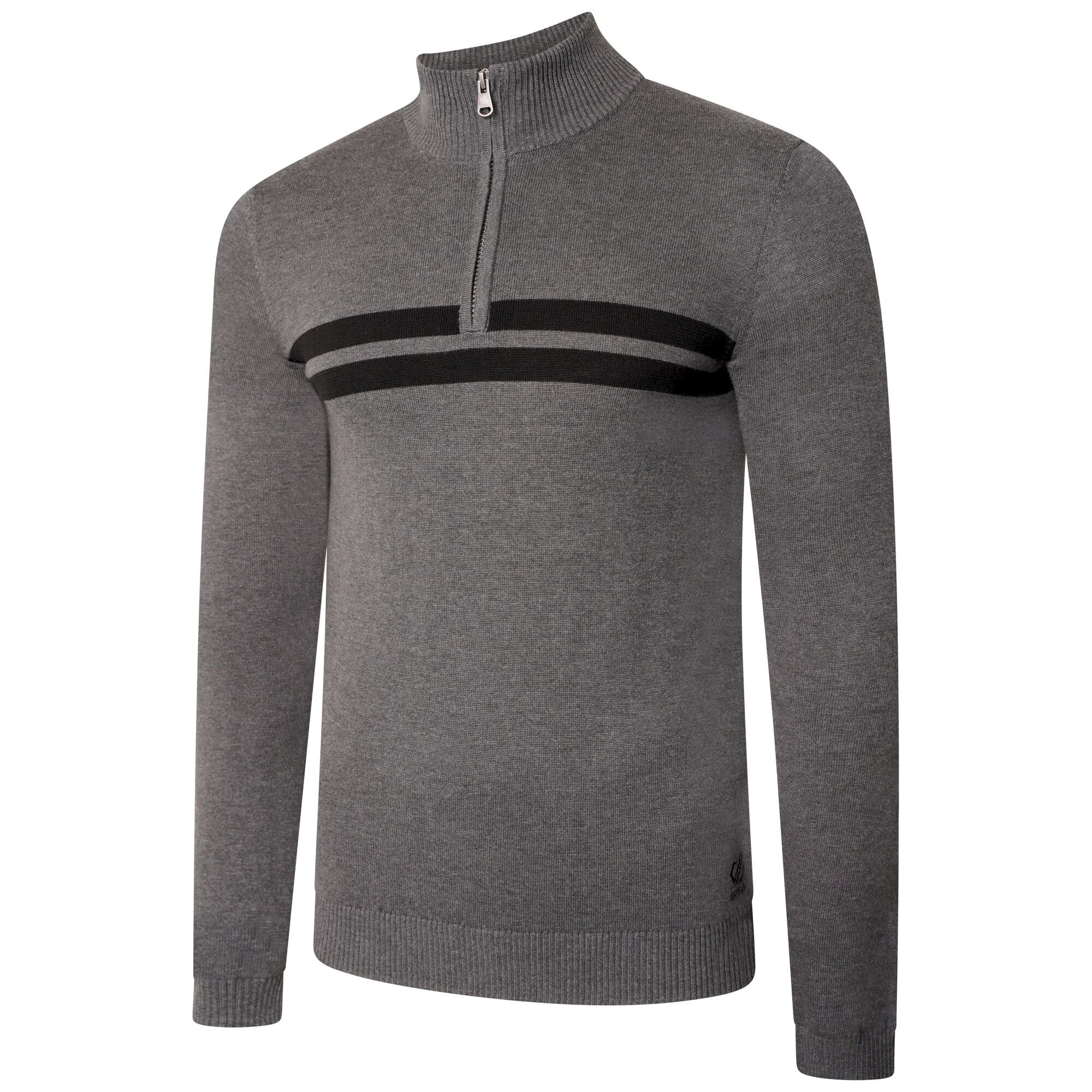 Dare 2b - Men's Unite Us Half Zip Knit Sweater | Charcoal Grey Black