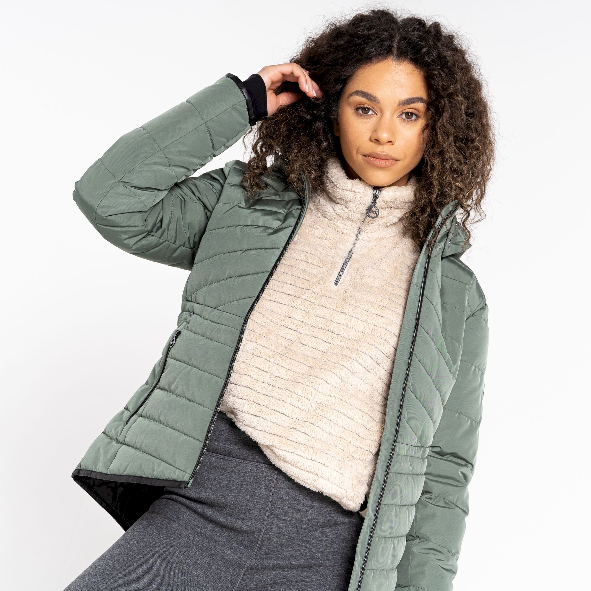 Dare 2b - Women's Striking Padded Jacket | Duck Green
