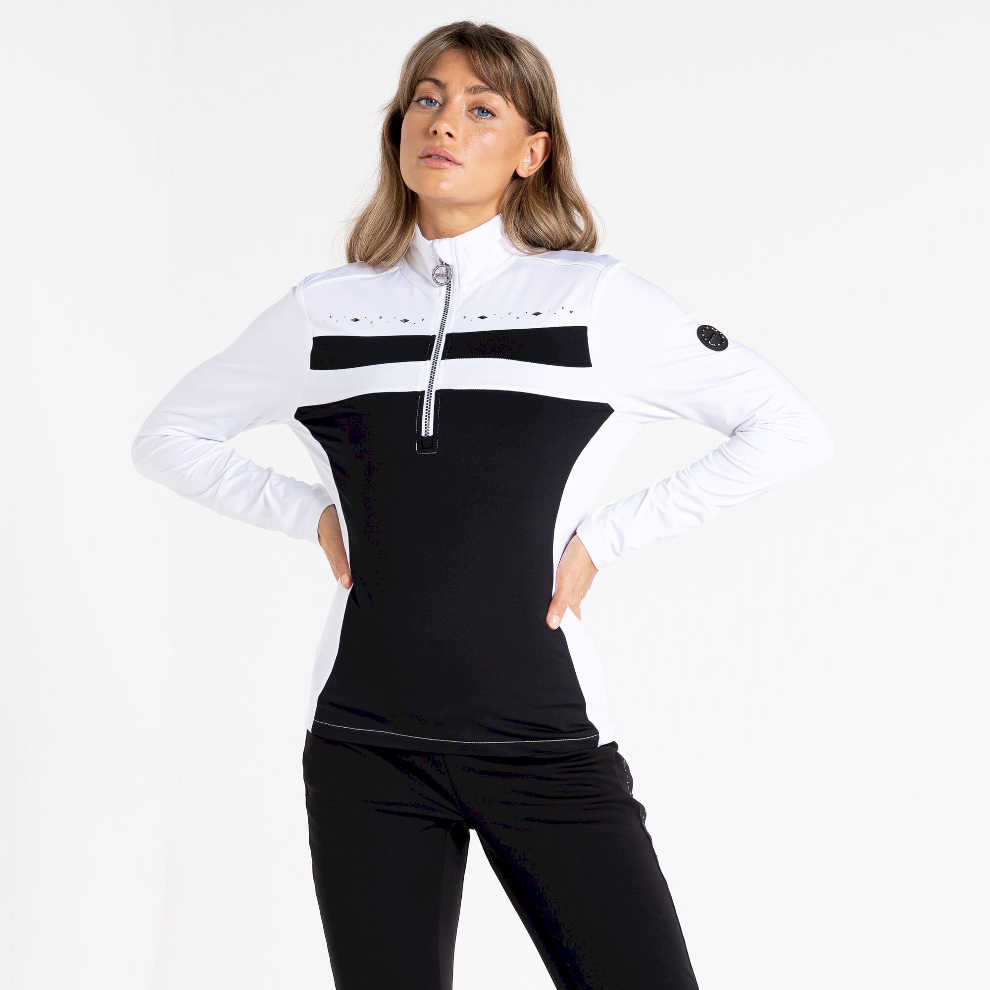 Dare 2b - Women's Crystallize Core Stretch Midlayer | White Black