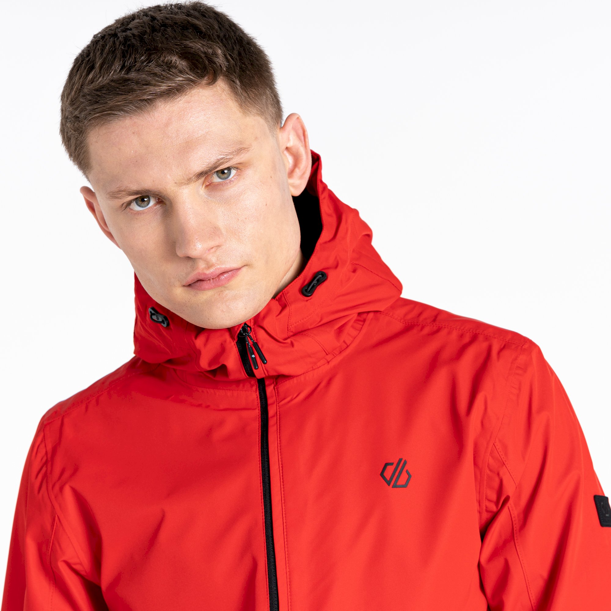 Dare 2b - Men's Stay Ready Recycled Waterproof Jacket | Danger Red