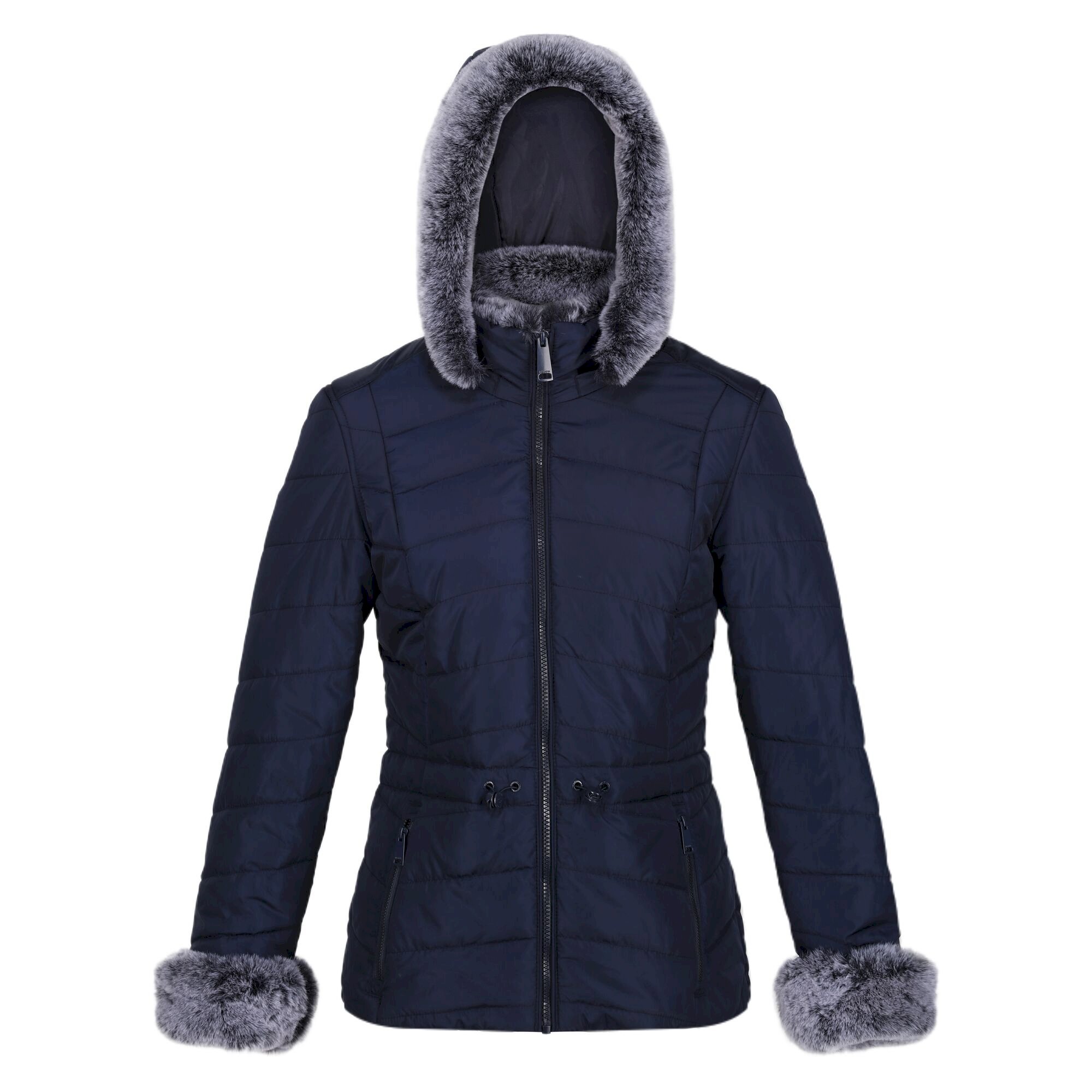 Women's Willabella Fur Detail Jacket | Navy
