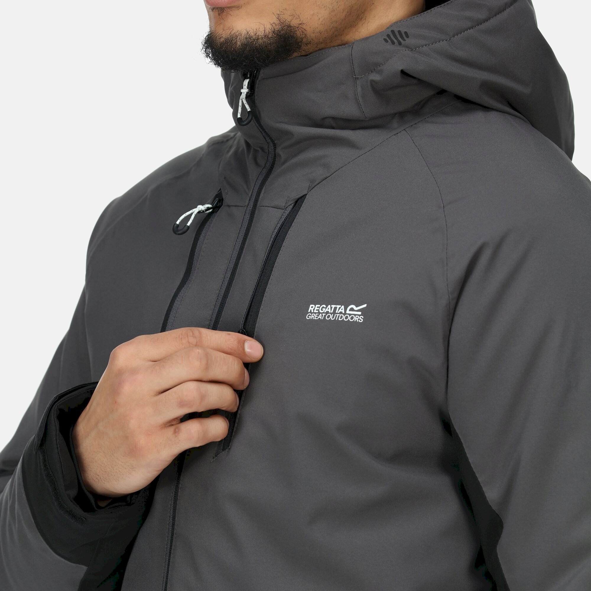 Men's Highton Stretch Padded Jacket III | Dark Grey Black