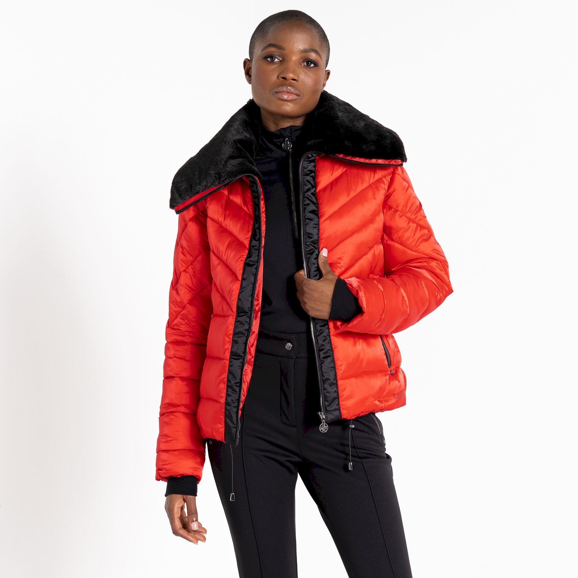 Dare 2b - Women's Suppression Padded Jacket | Volcanic Red Shine