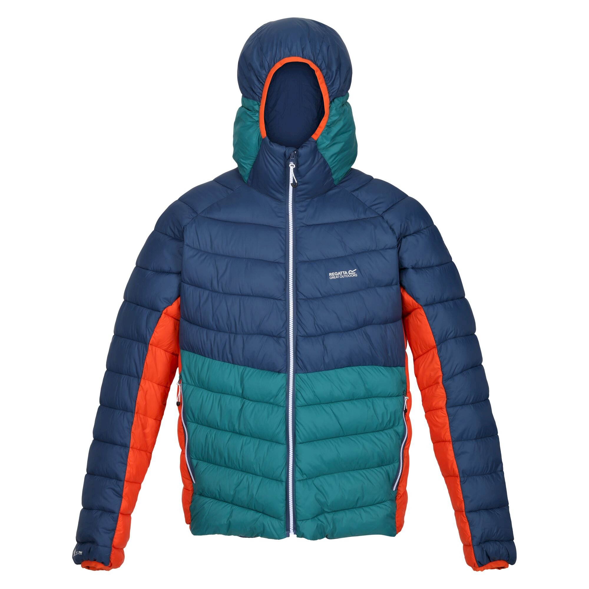 Men's Harrock Hooded Puffer Jacket | Admiral Pacific Green