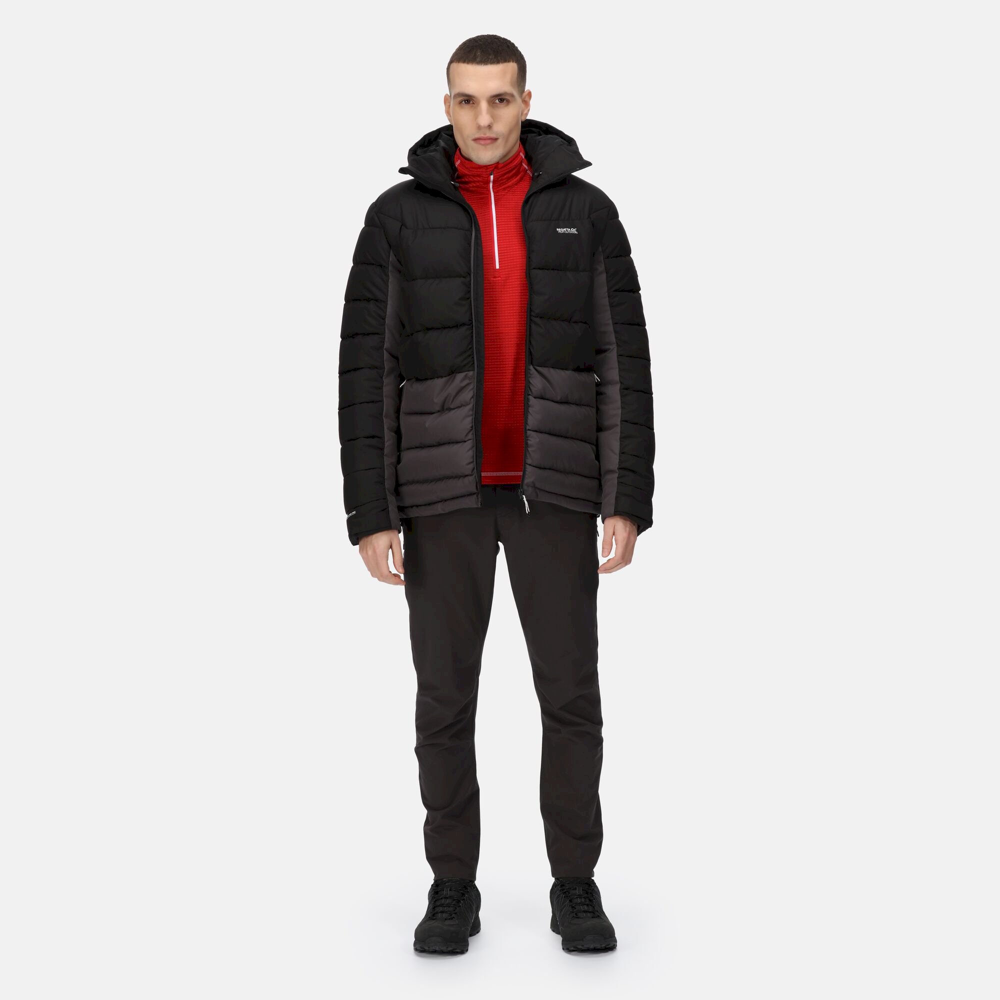 Men's Nevado VI Puffer Jacket | Black Dark Grey