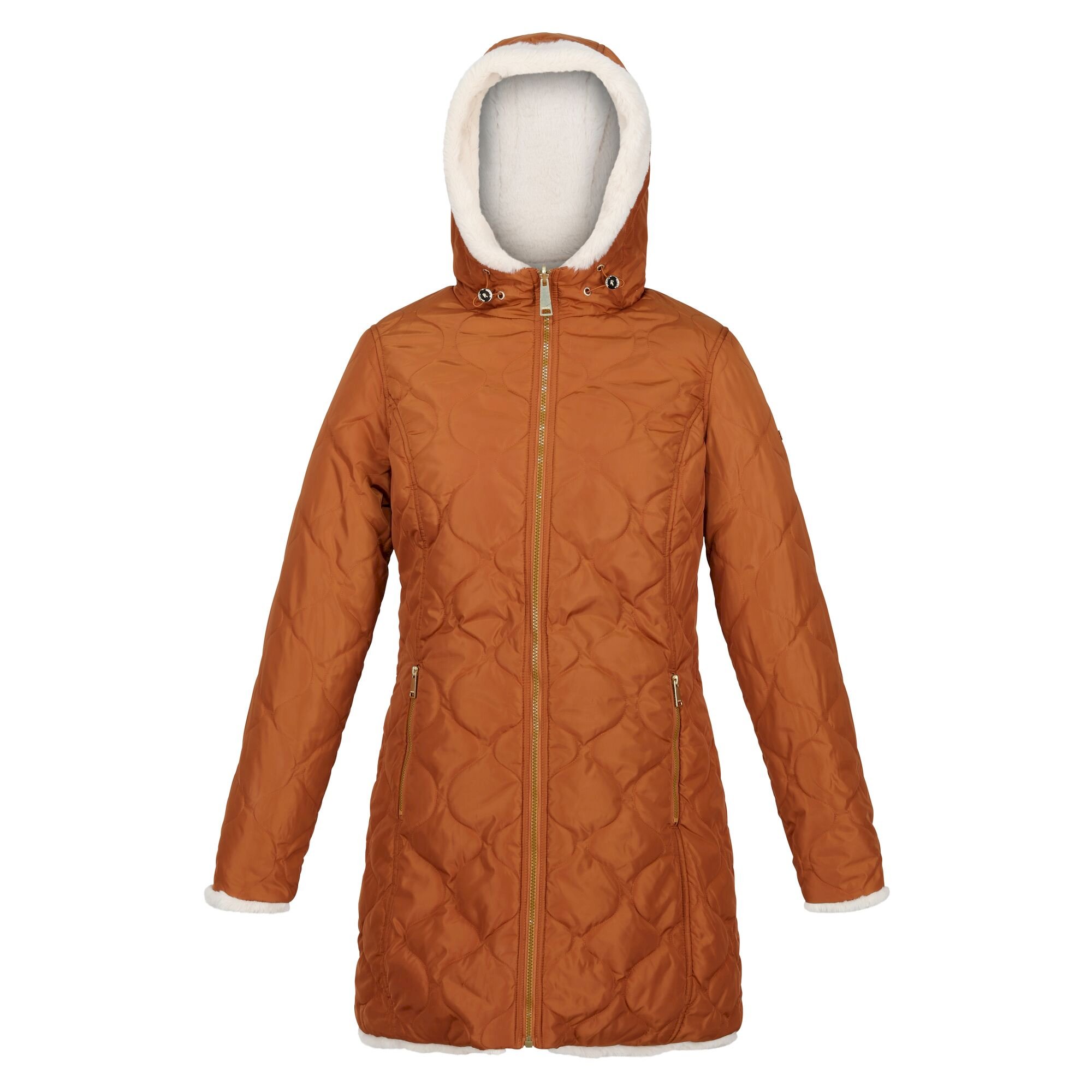 Women's Caileigh Reversible Parka Jacket | Copper Almond Light Vanilla