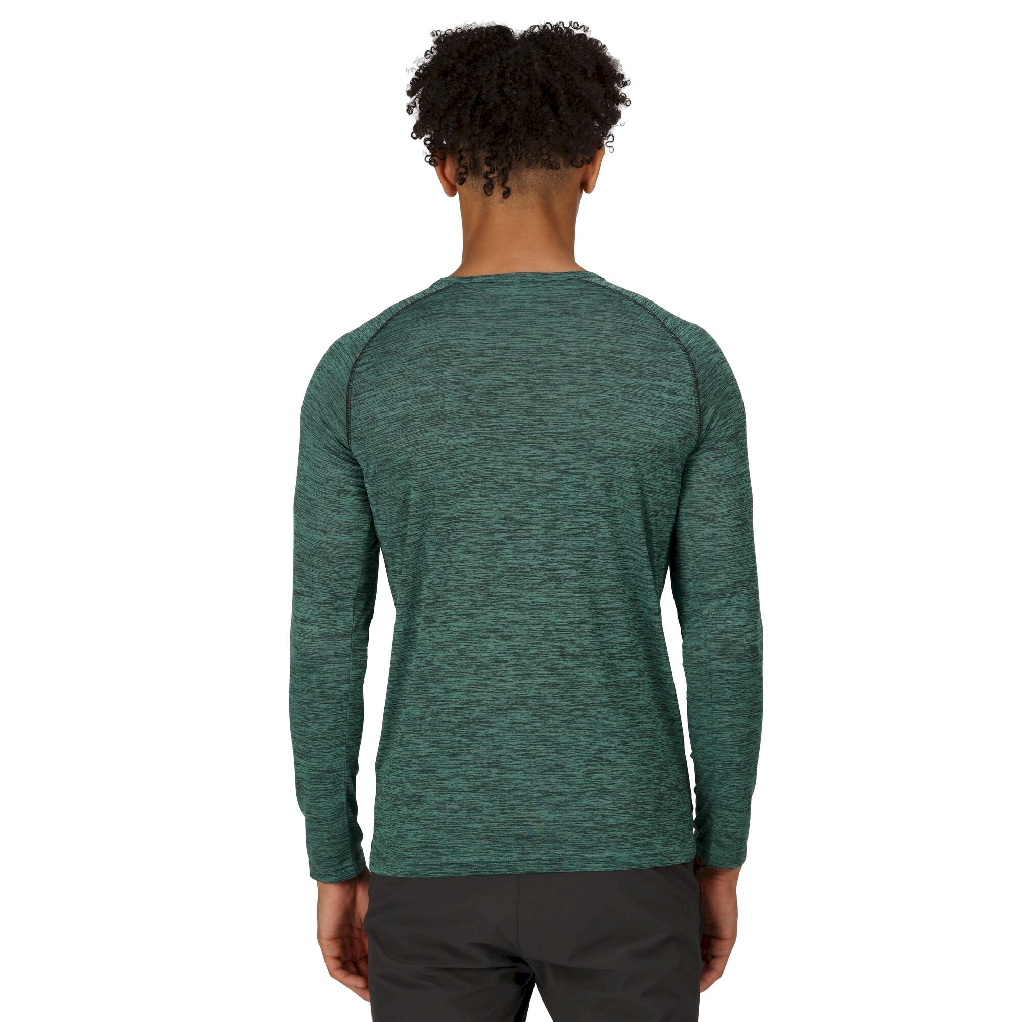Men's Burlow Long Sleeved T-Shirt | Pacific Green