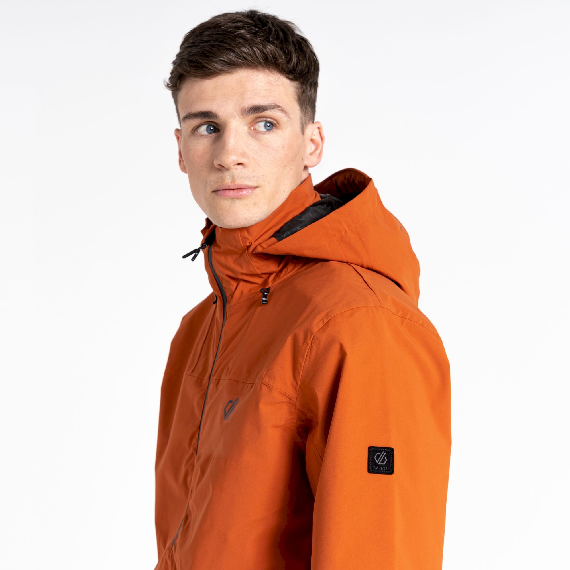 Dare 2b - Men's Switch Out Recycled Waterproof Jacket | Burnt Brick
