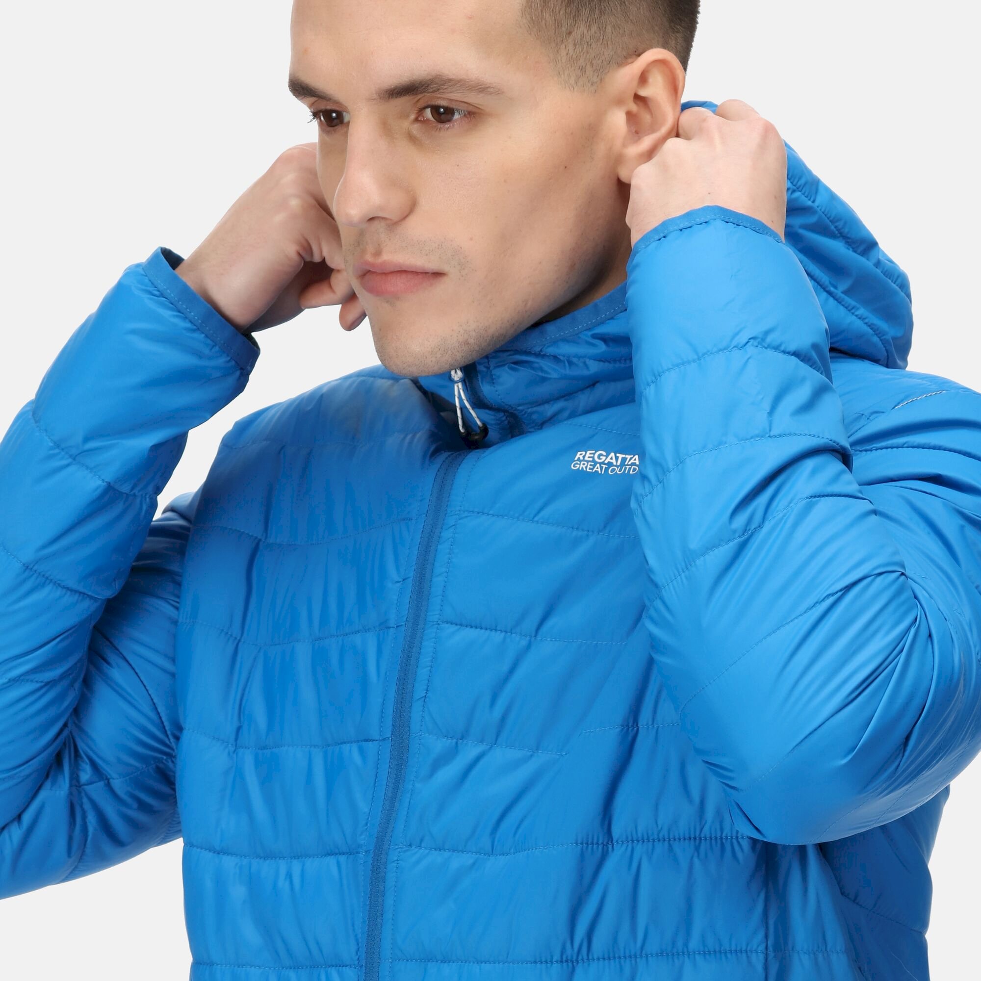 Men's Hooded Hillpack Lightweight Jacket | Skydiver Blue