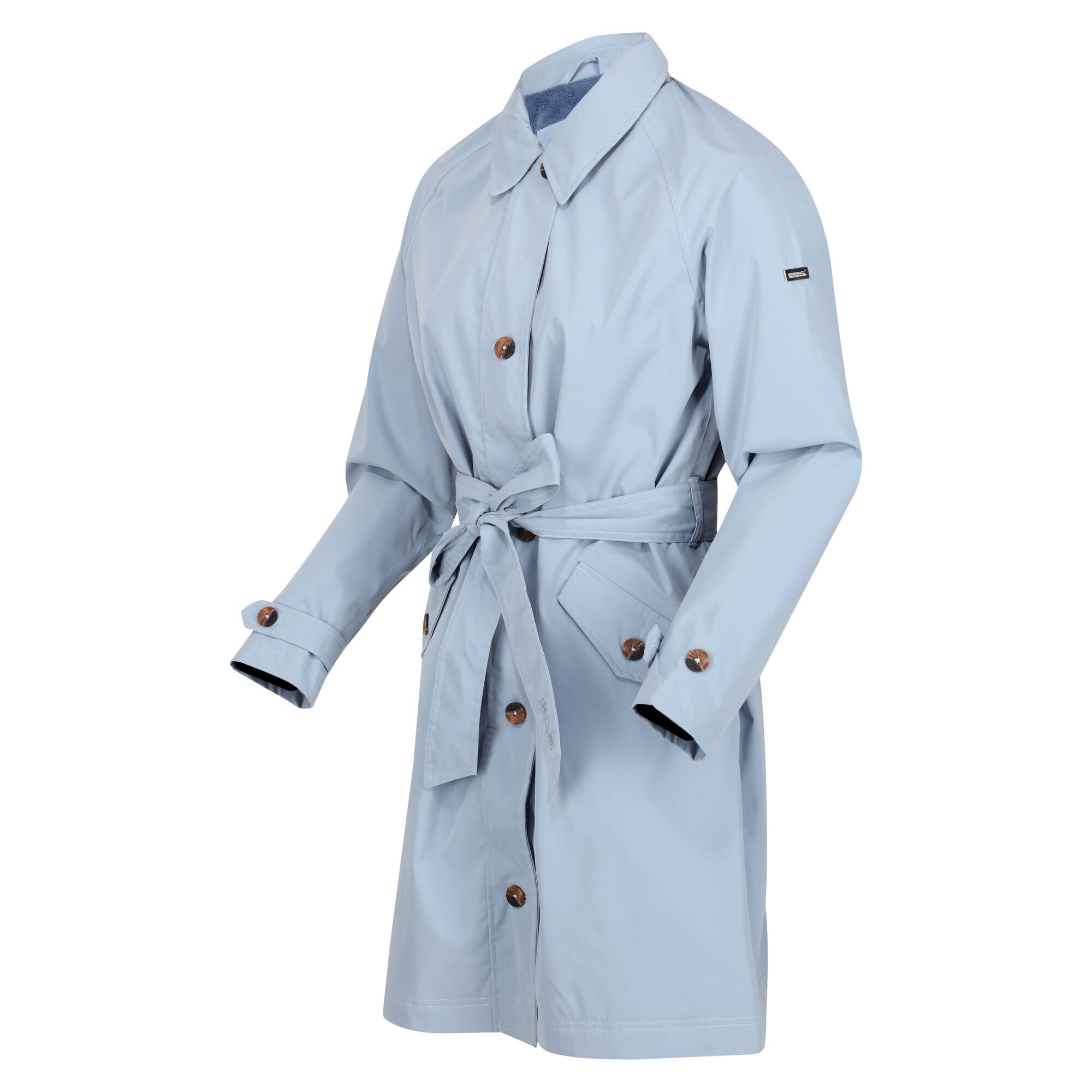 Women's Madalyn Waterproof Trench Coat | Ice Grey