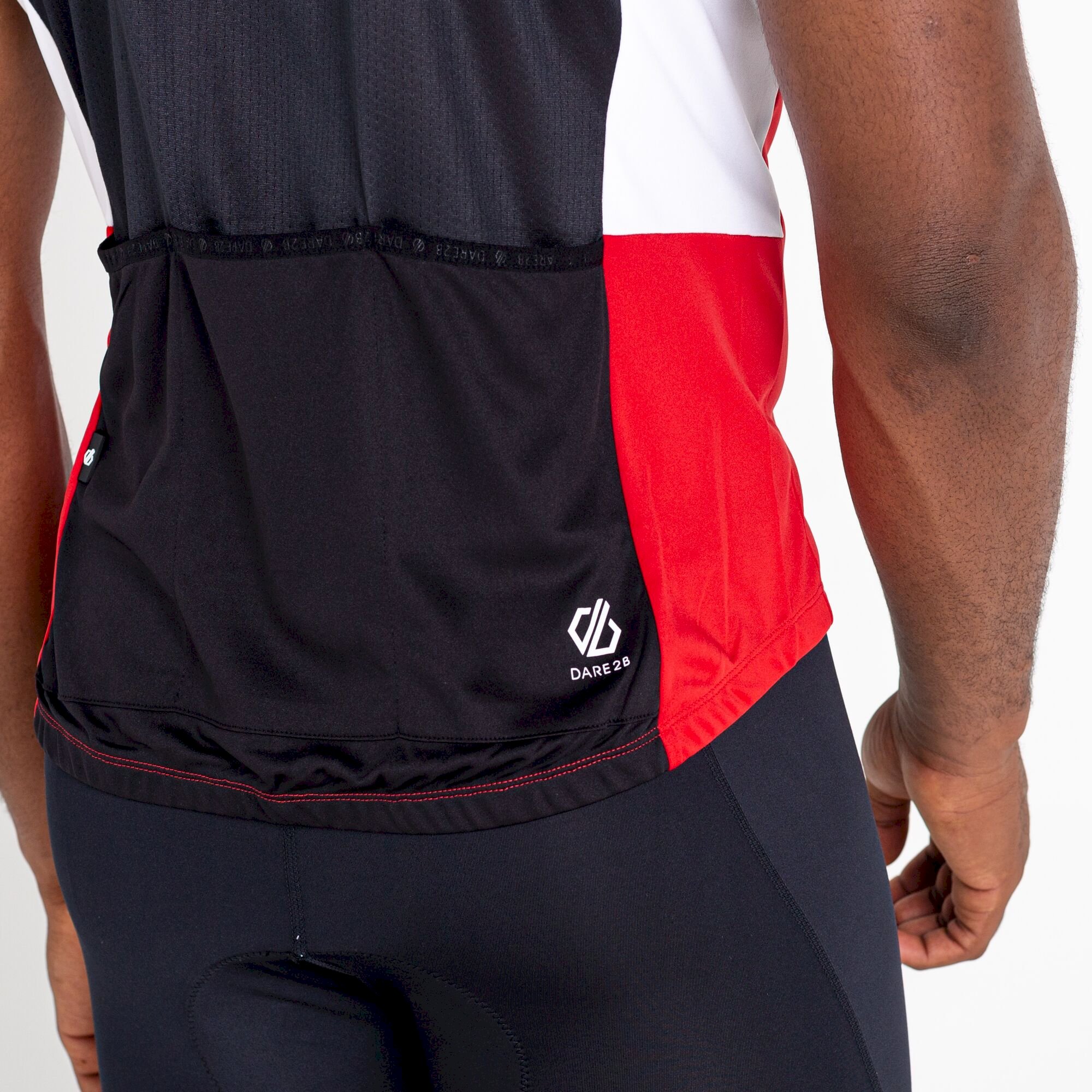 Dare 2b - Men's Protraction II Recycled Lightweight Jersey | Danger Red Black