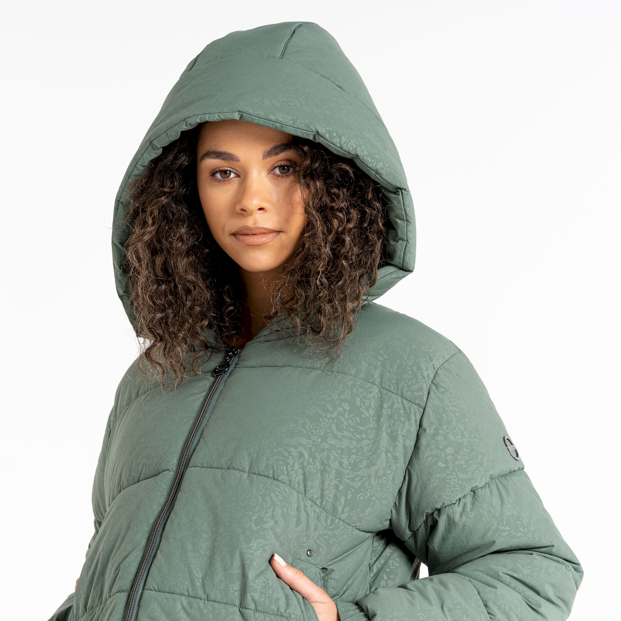 Dare 2b - Women's Lavishly Hooded Puffer Jacket | Duck Green