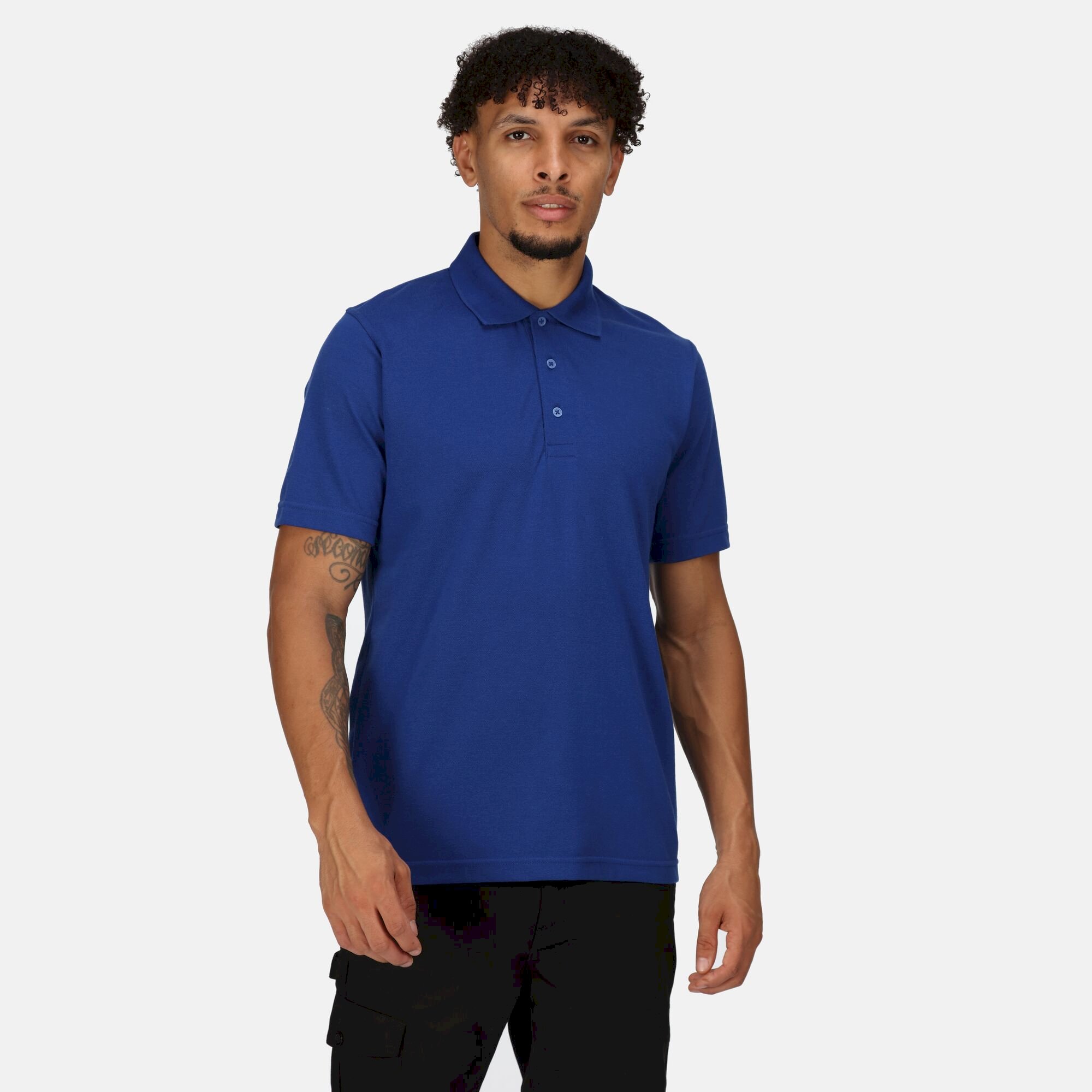 Men's 65/35 SS Polo Top | New Royal
