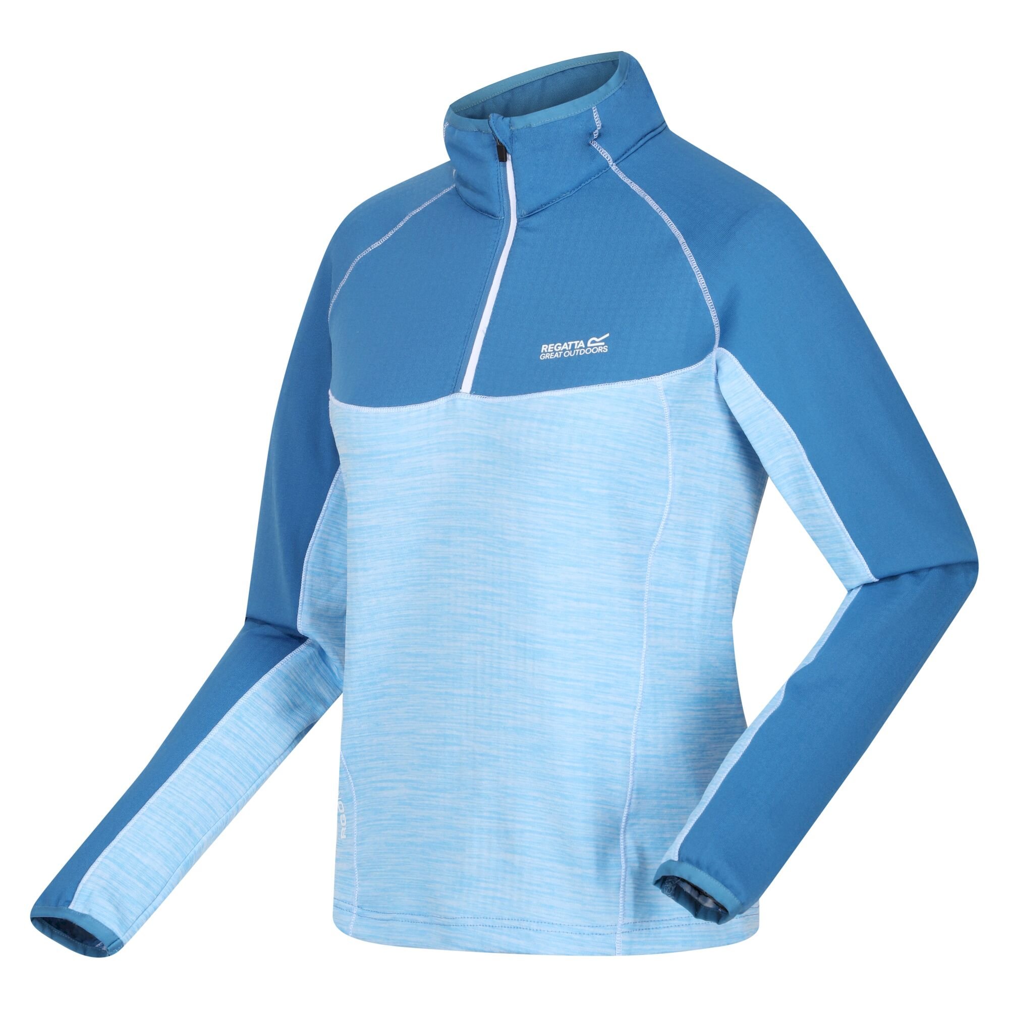 Women's Hepley Lightweight Half Zip Fleece | Vallarta Blue