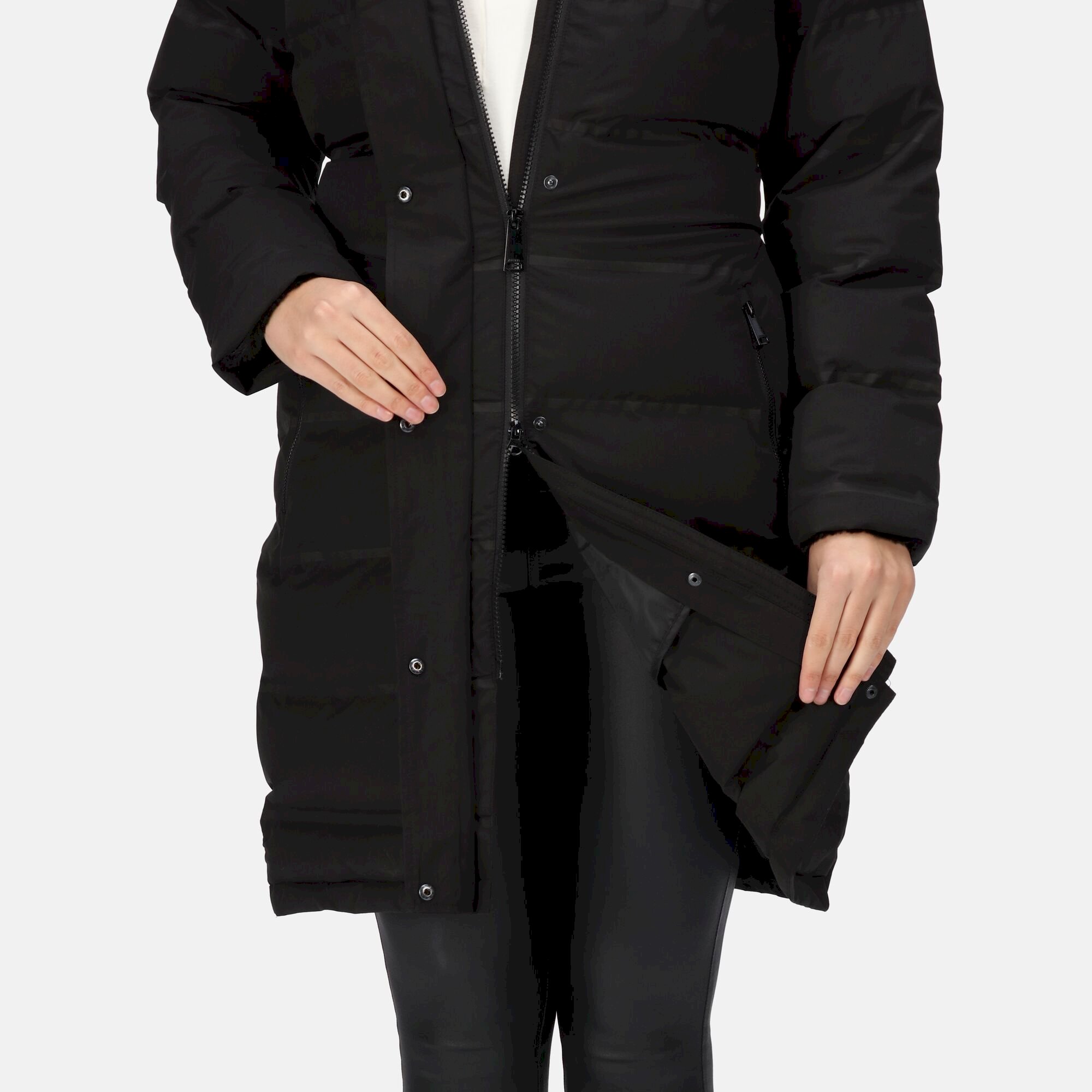 Giovanna Fletcher Collection - Daleyza Thermal Parka Jacket | Black