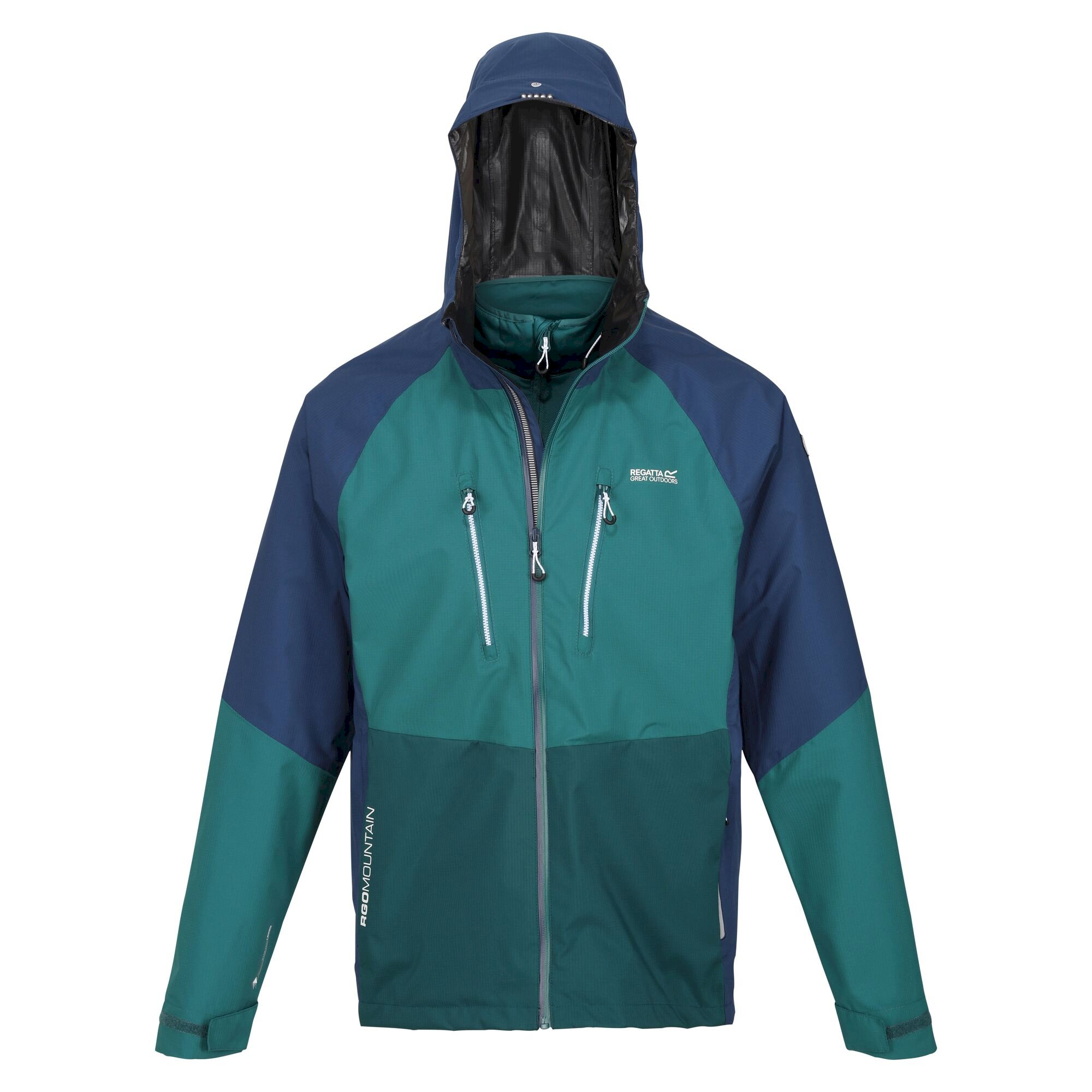 Men's Sacramento VIII Waterproof Jacket | Admiral Blue Pacific Green