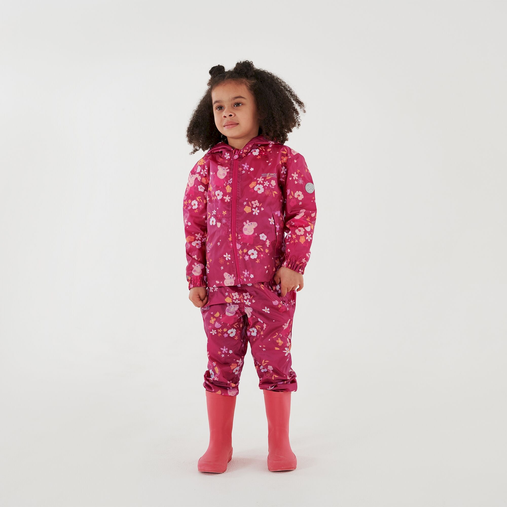 Peppa Pig Waterproof Pack-It Overtrousers | Berry Pink