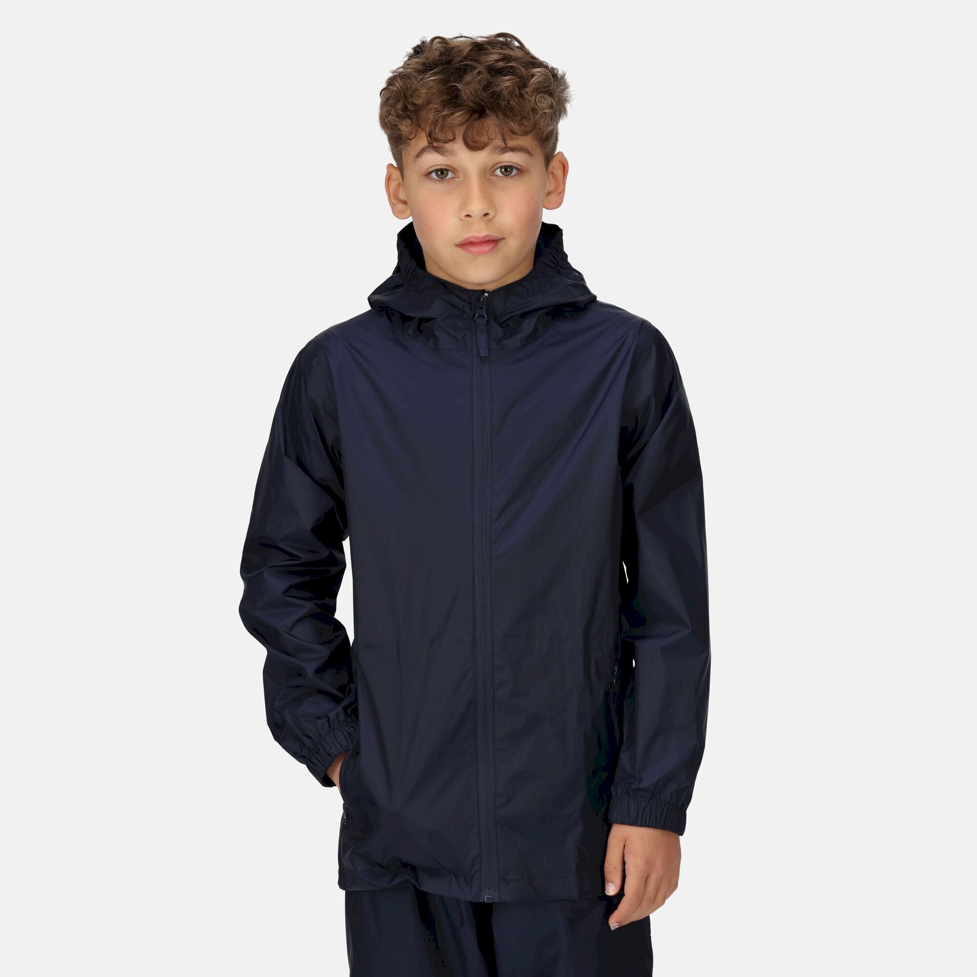 Kids' Packaway Waterproof Jacket | Navy