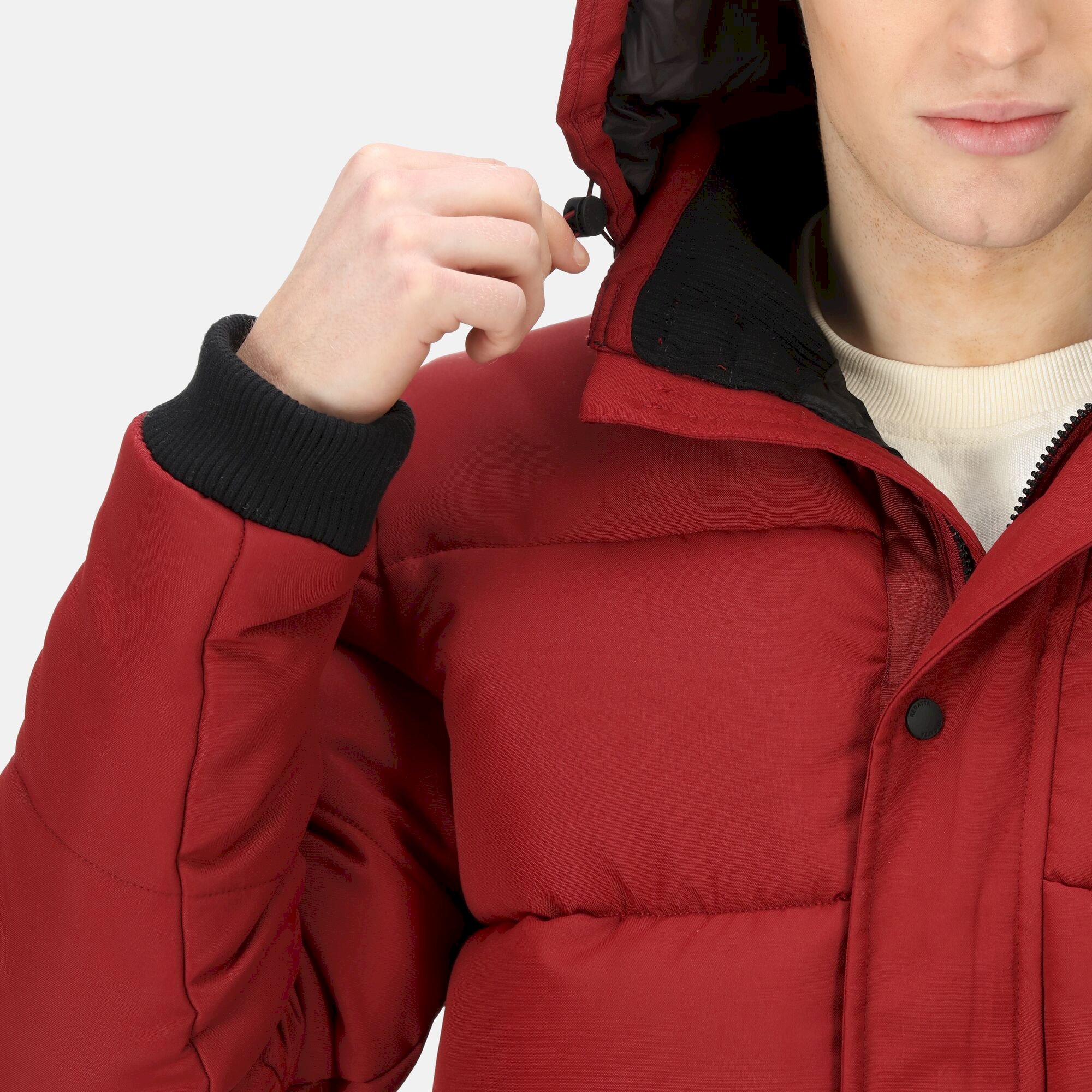 Men's Farren Lightweight Puffer Jacket | Syrah Red