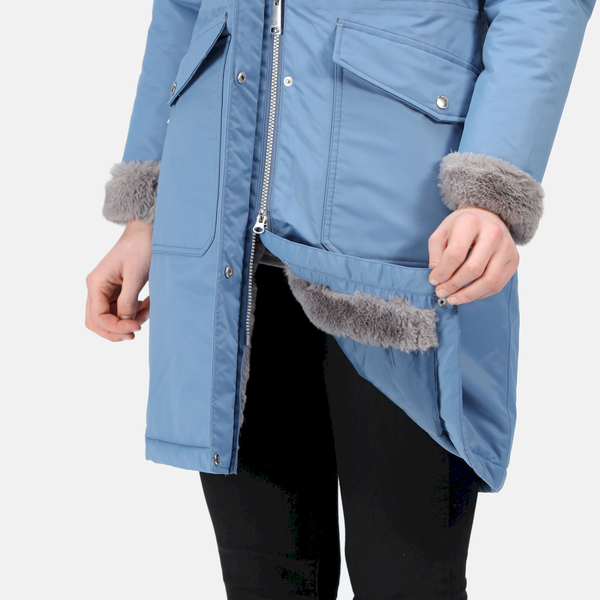 Women's Romine Waterproof Parka Jacket | Slate Blue