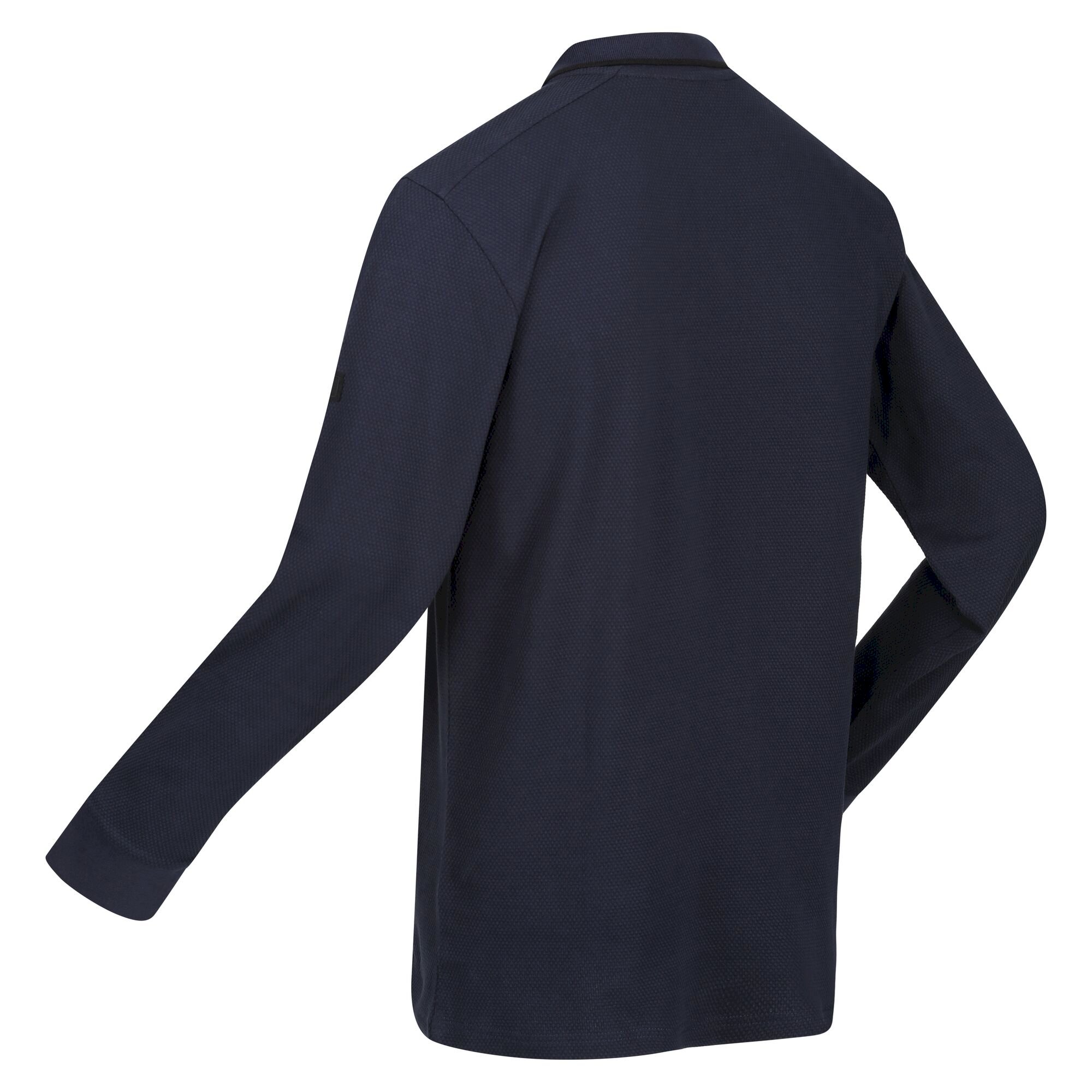 Men's Leaonzo Long Sleeved Polo Shirt | Navy Black