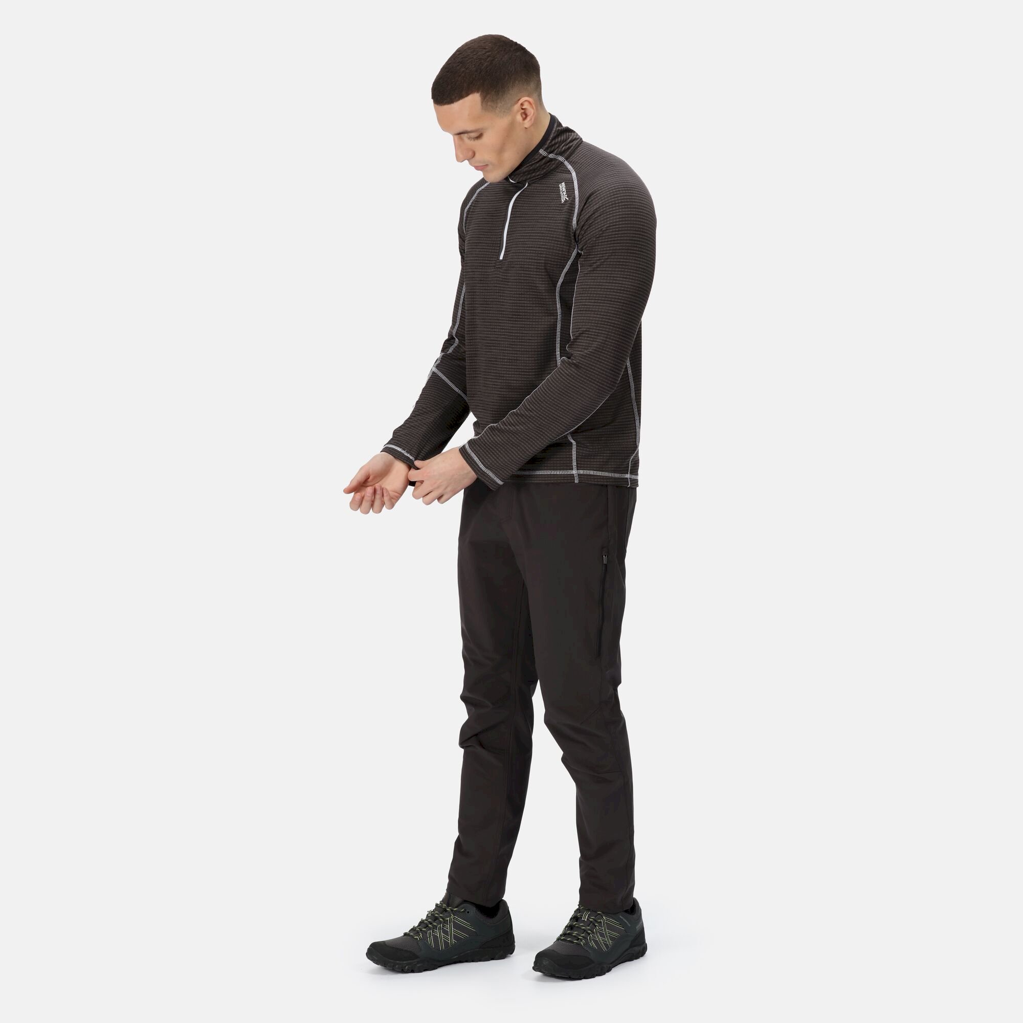 Men's Yonder Half Zip Top | Dark Grey