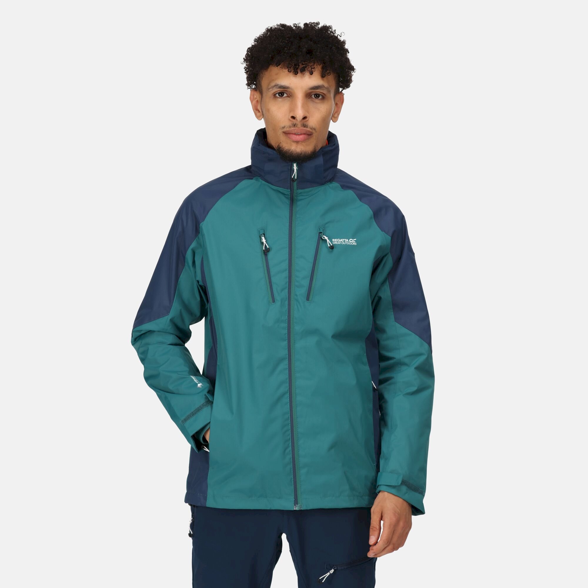 Men's Calderdale IV Waterproof Jacket | Pacific Green Admiral Blue