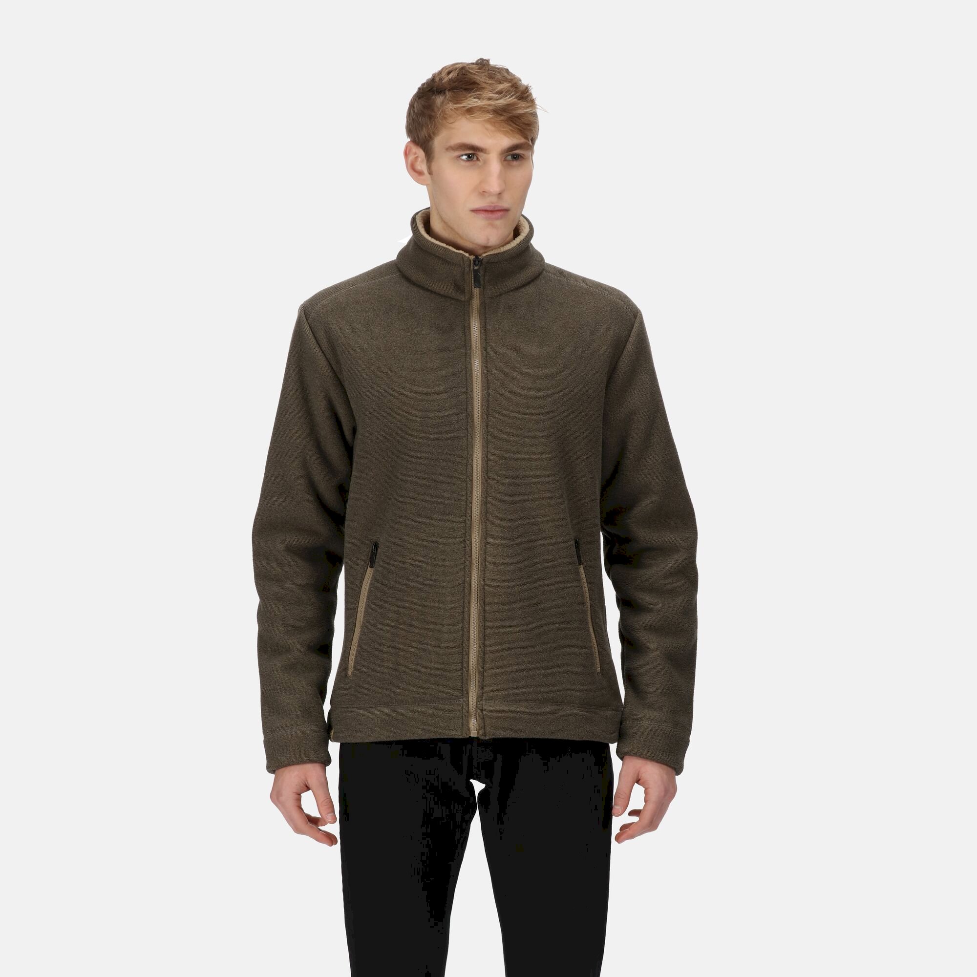 Men's Garrian II Full Zip Fleece | Gold Sand