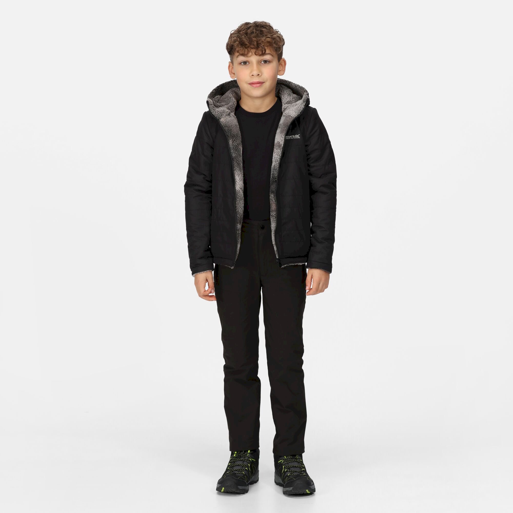 Kids' Spyra III Lightweight Insulated Jacket | Black Dark Grey