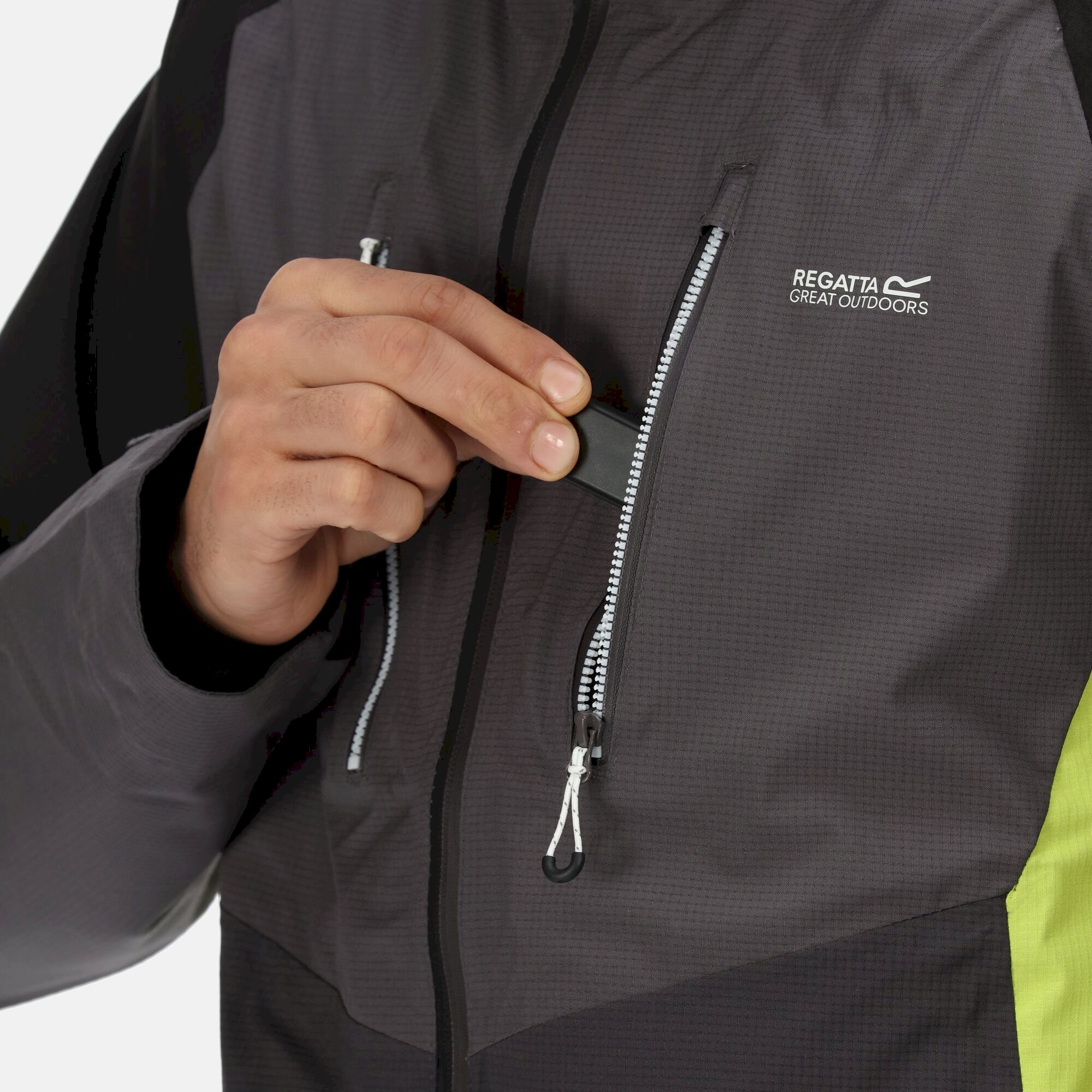 Men's Sacramento VIII Waterproof Jacket | Black Dark Grey