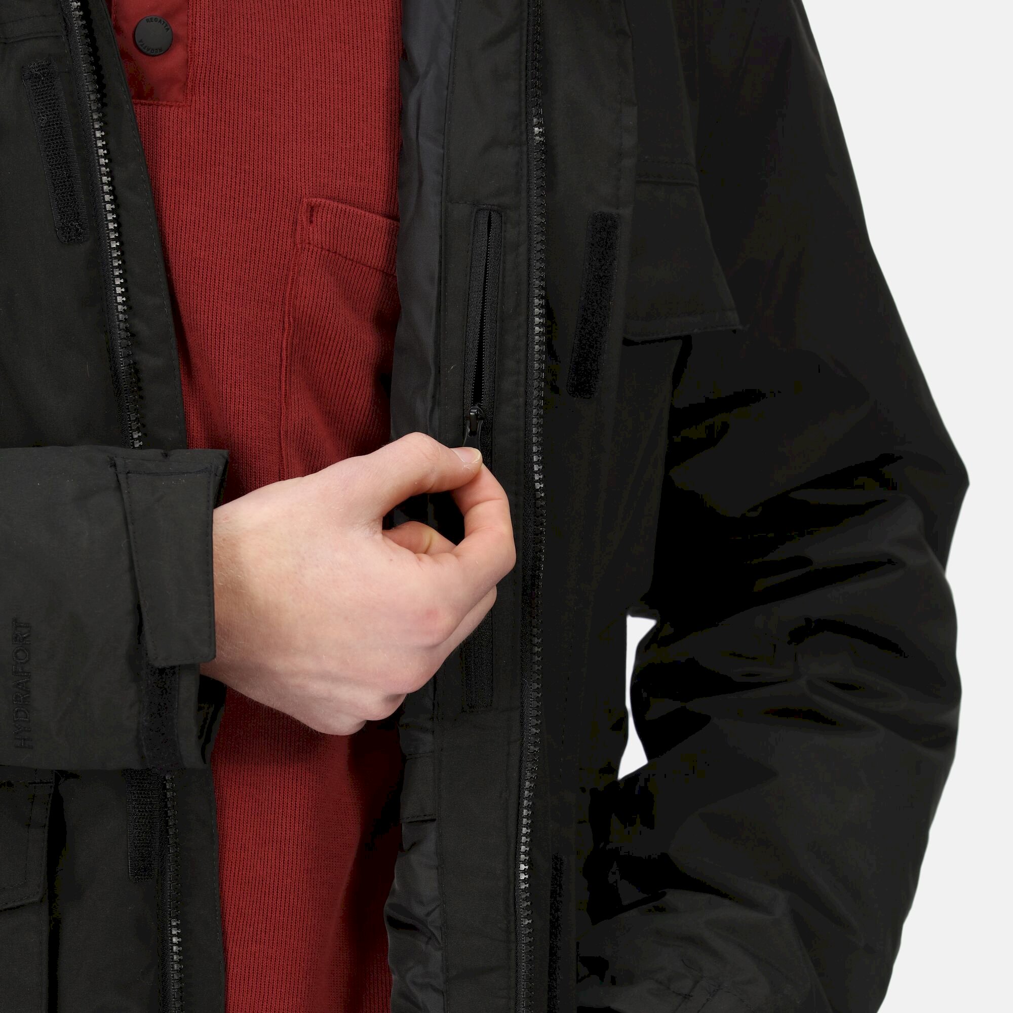 Men's Palben Waterproof Insulated Parka Jacket | Black