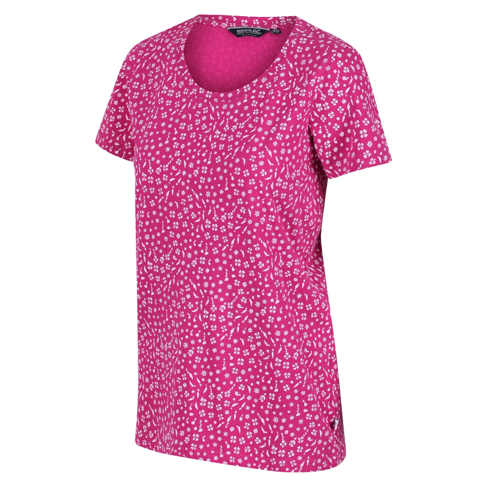 Women's Filandra VI Print T-Shirt | Fuchsia Ditsy