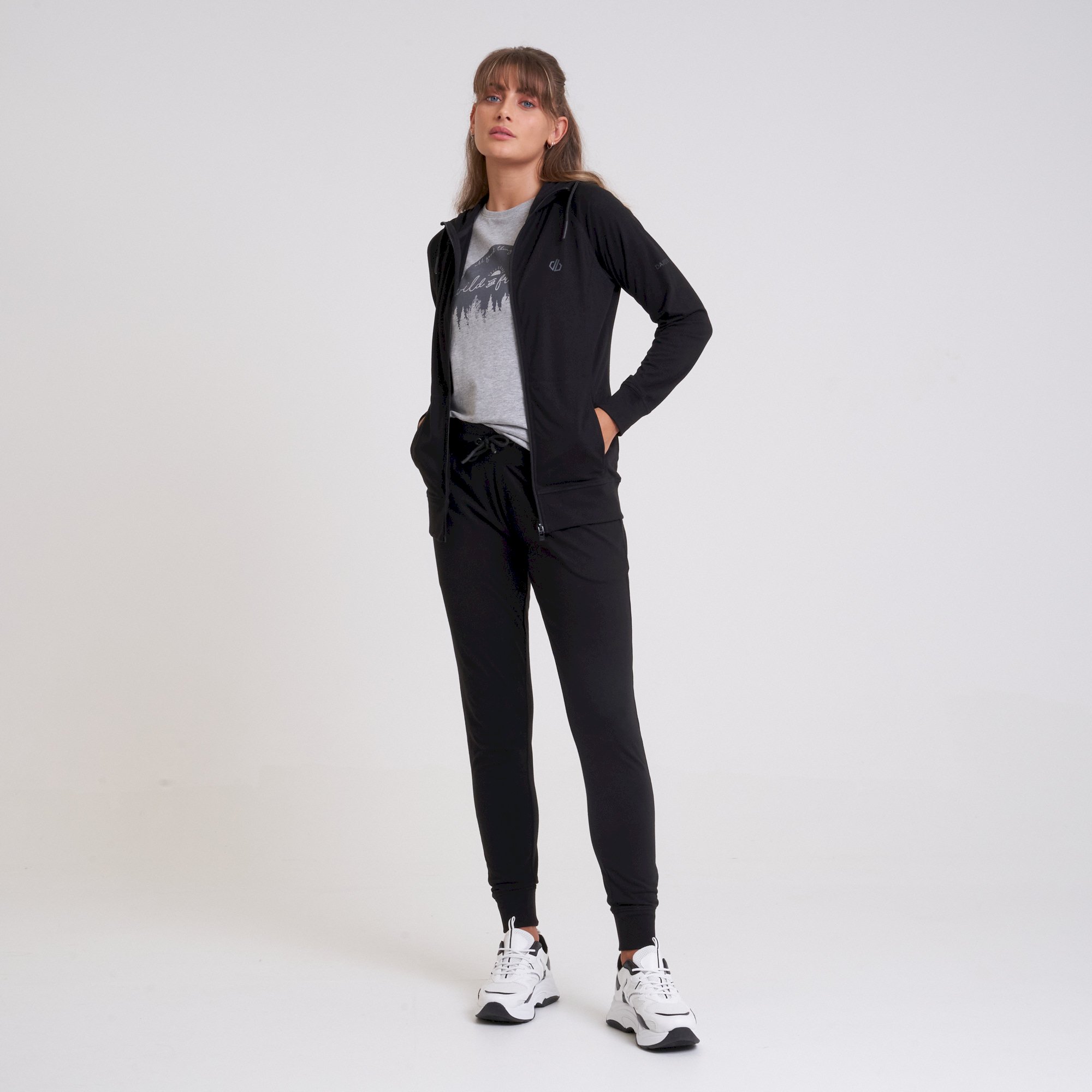 Dare 2b - Women's Pull Through Zip Hoodie | Black