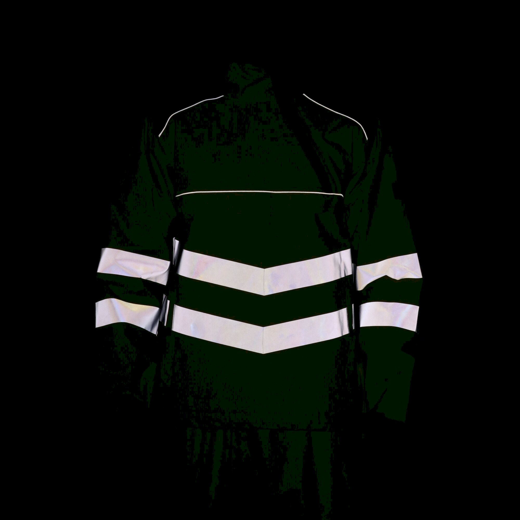 Men's Hi-Vis Waterproof Reflective Overhead Bomber Jacket | Yellow Grey