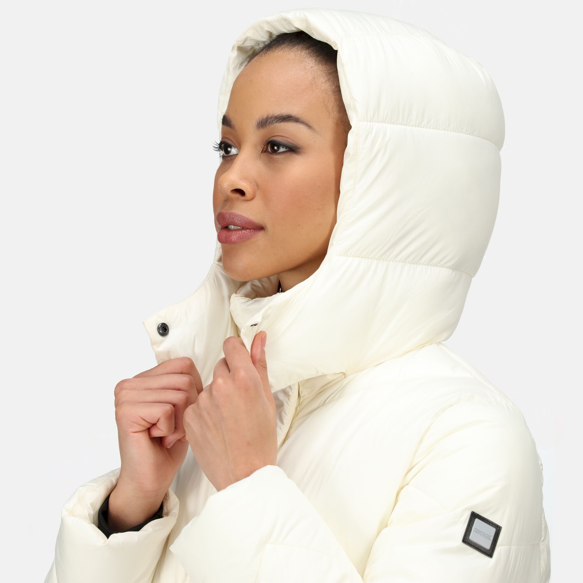 Giovanna Fletcher Collection - Longley Longline Quilted Jacket | Snow White