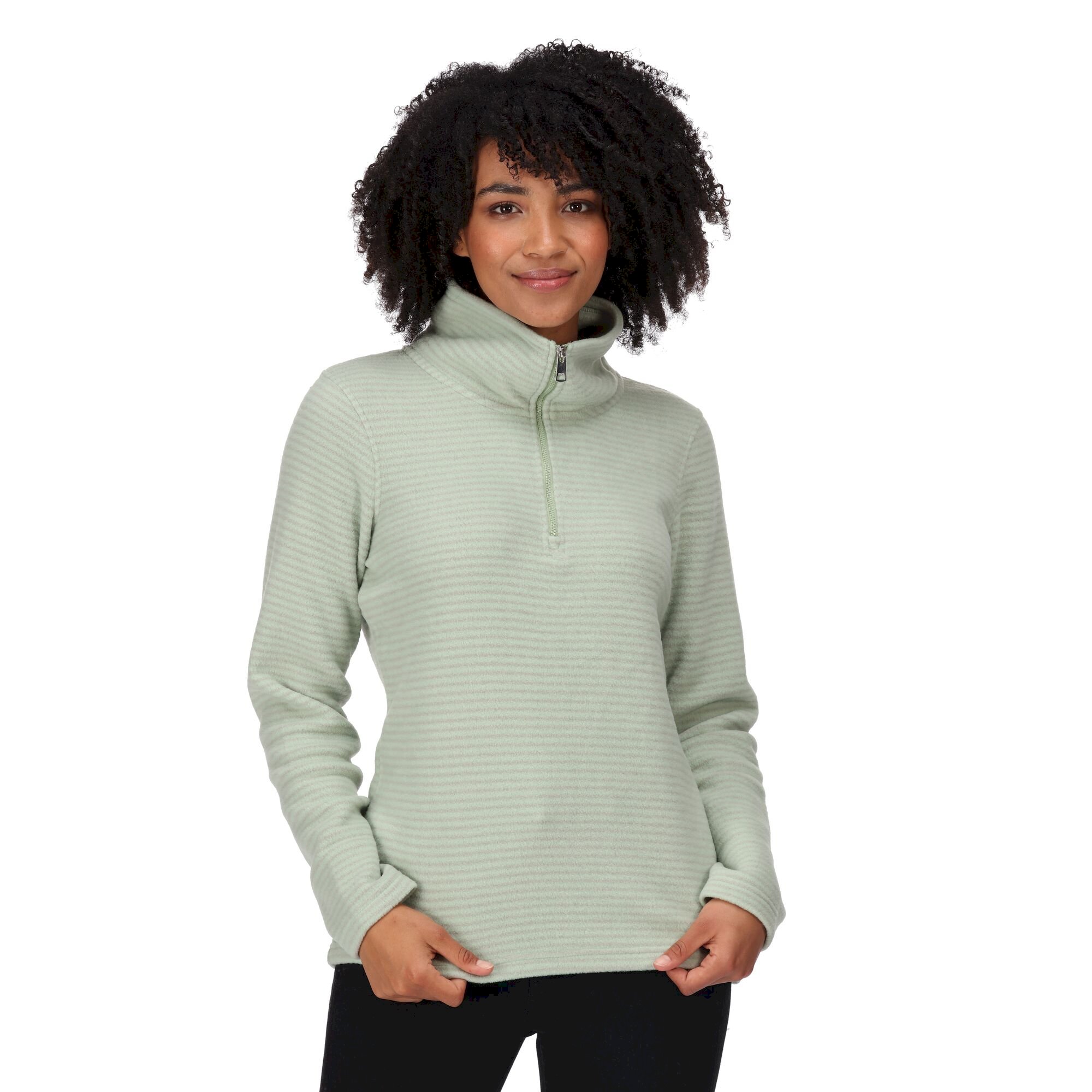 Women's Solenne Half Zip Fleece | Basil