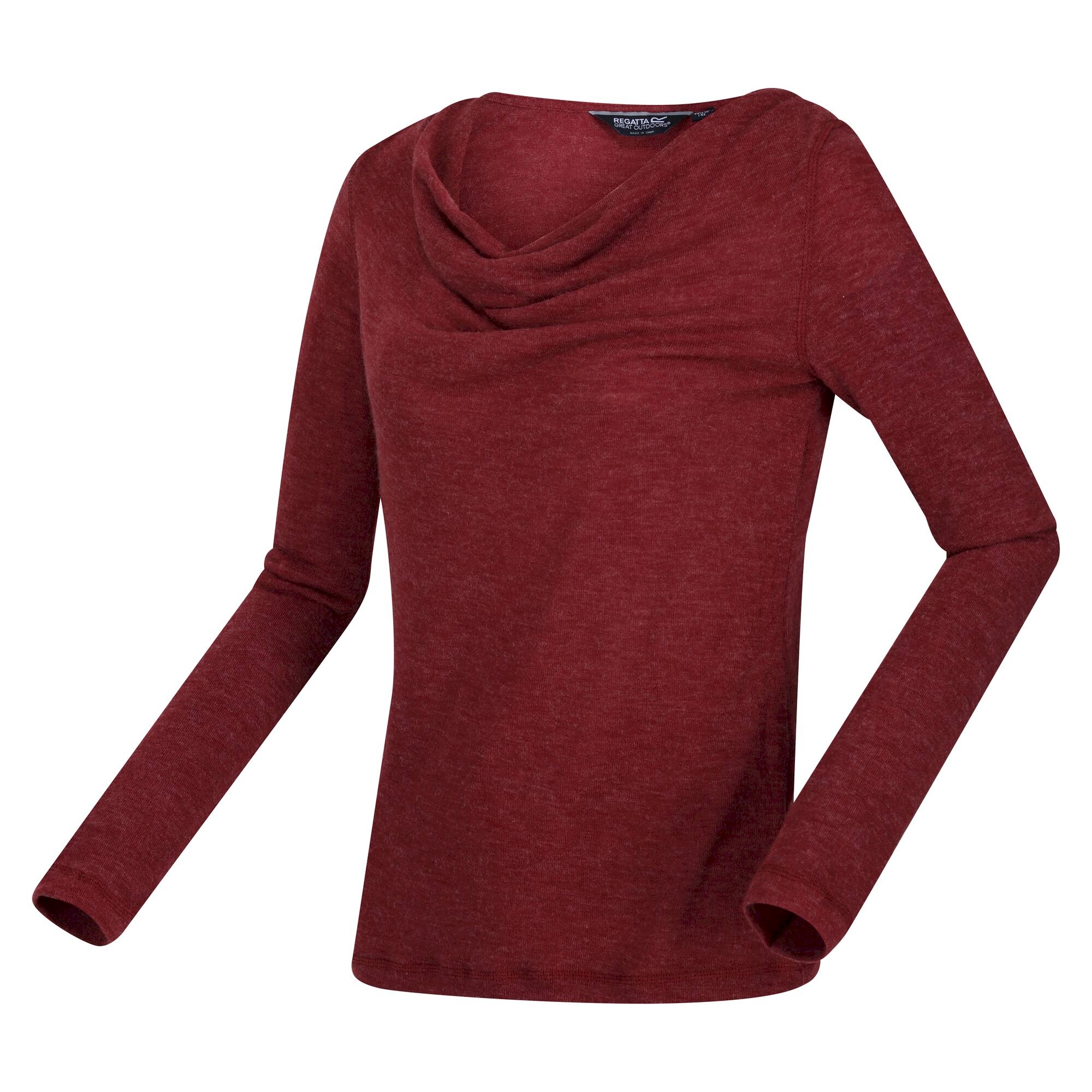 Women's Frayda Cowl Neck Top | Cabernet
