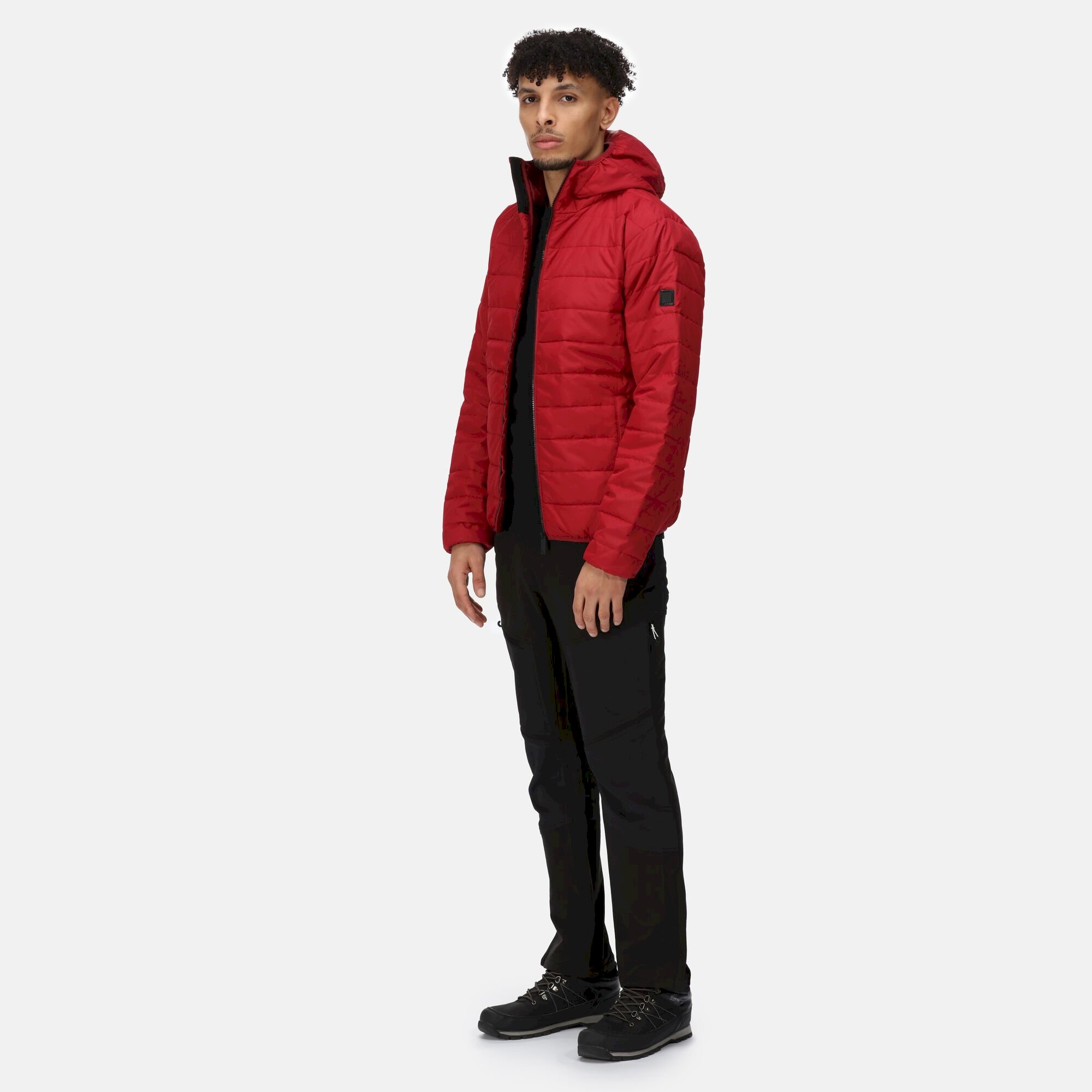 Men's Helfa Insulated Quilted Jacket | Dark Red