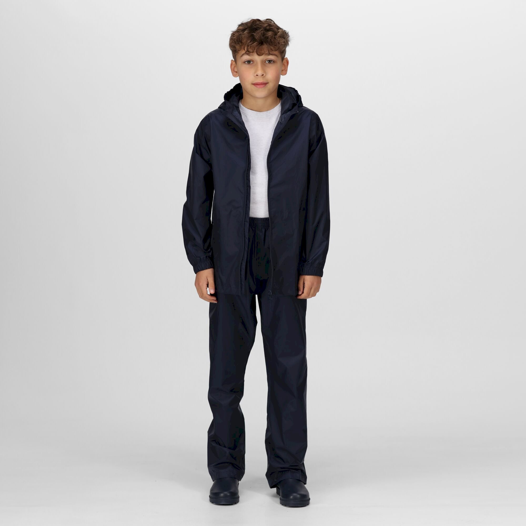 Kids' Packaway Waterproof Jacket | Navy