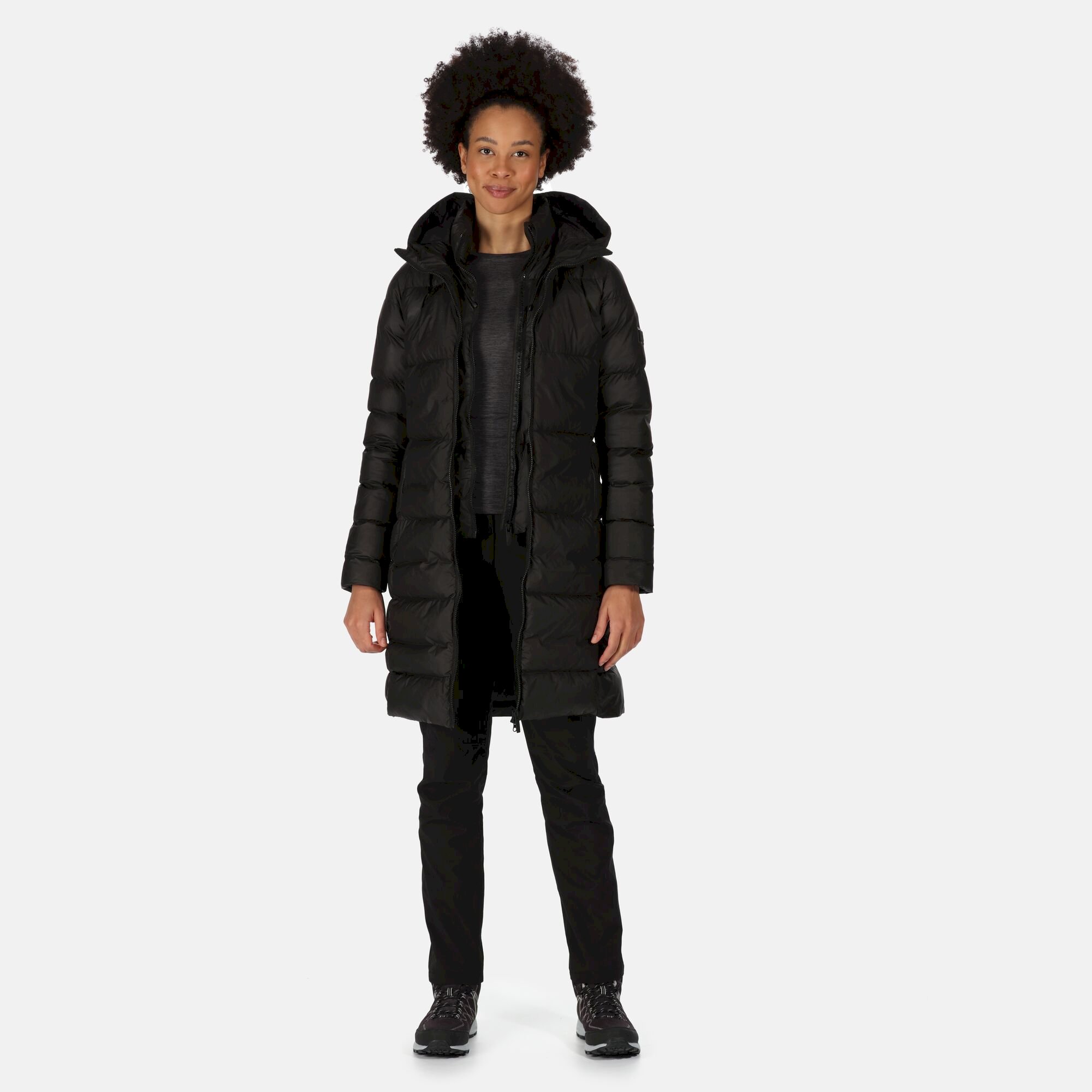 Women's Pandia II Hooded Parka Jacket | Black