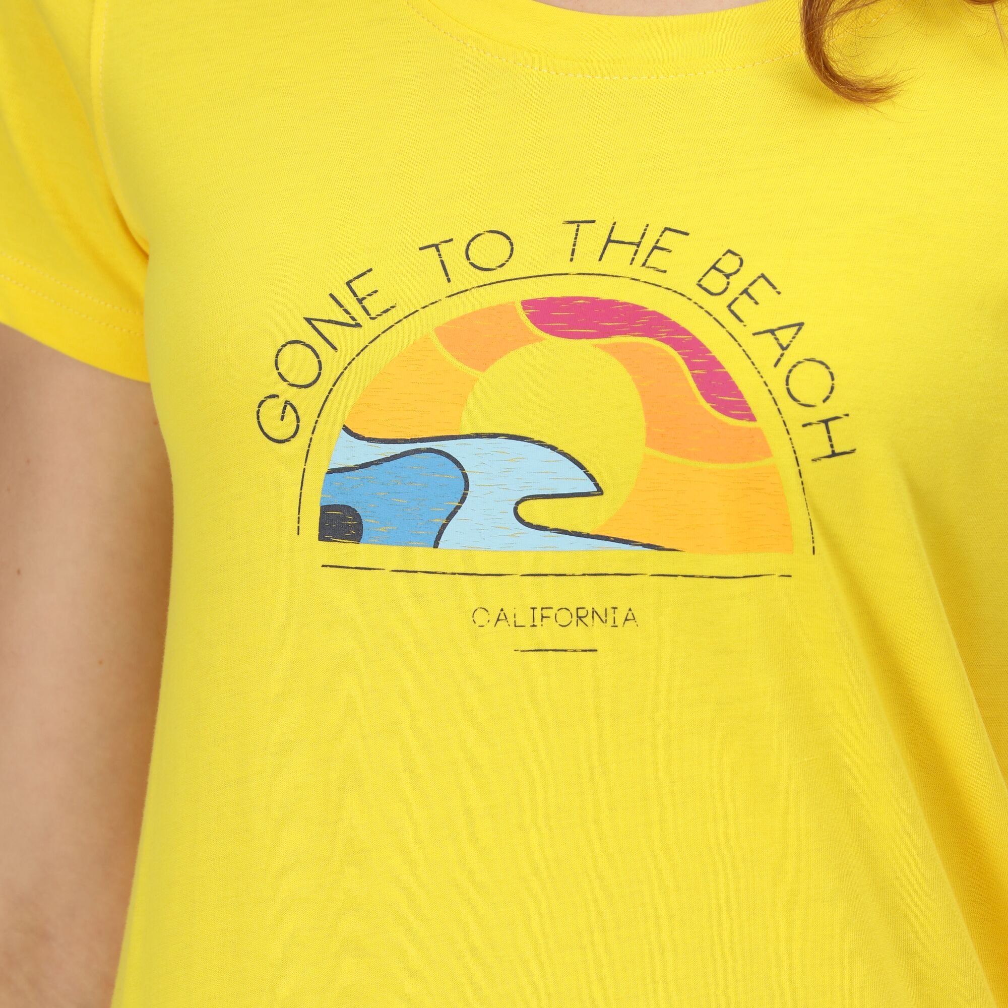 Women's Filandra VI Print T-Shirt | Maize Yellow