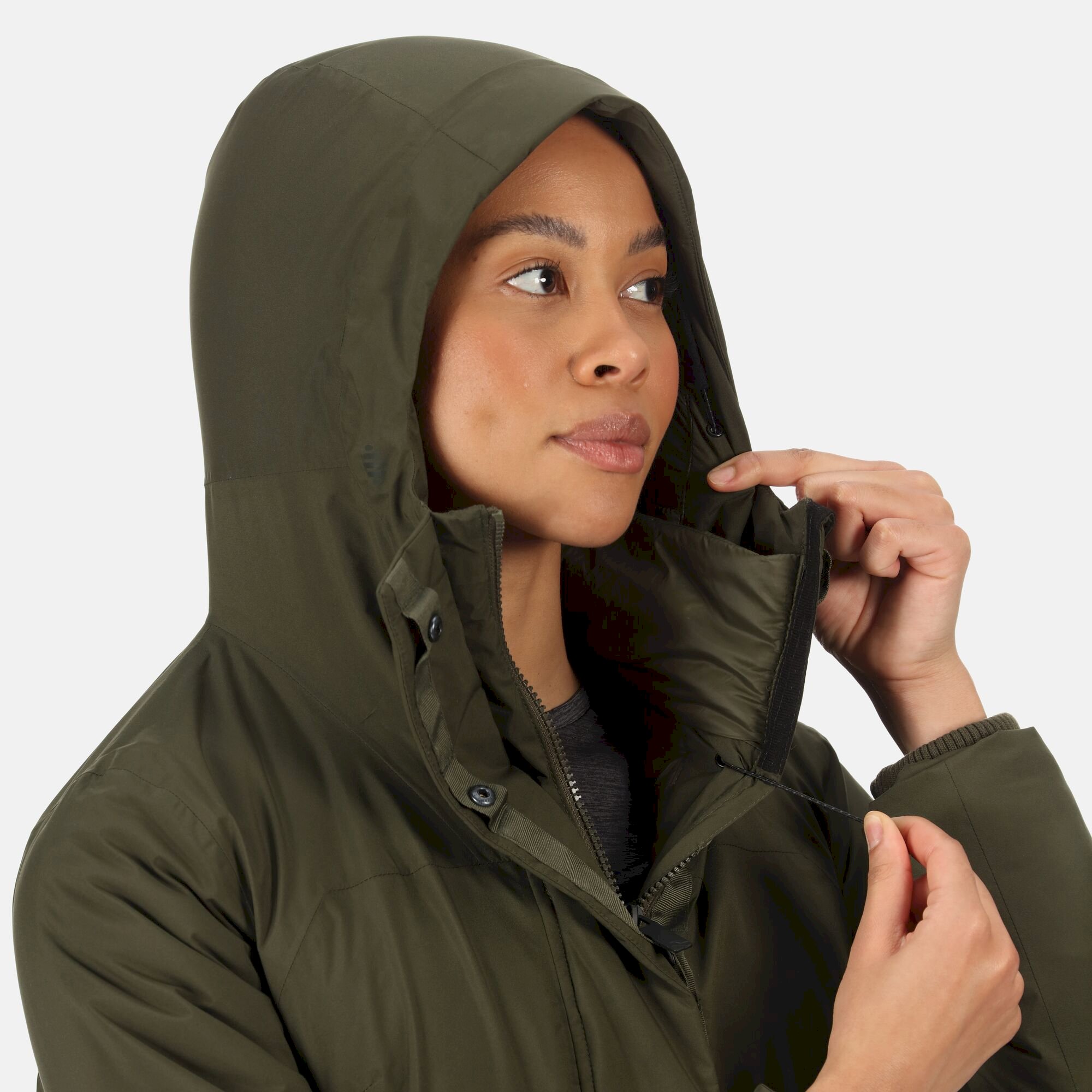 Women's Yewbank II Waterproof Parka | Dark Khaki