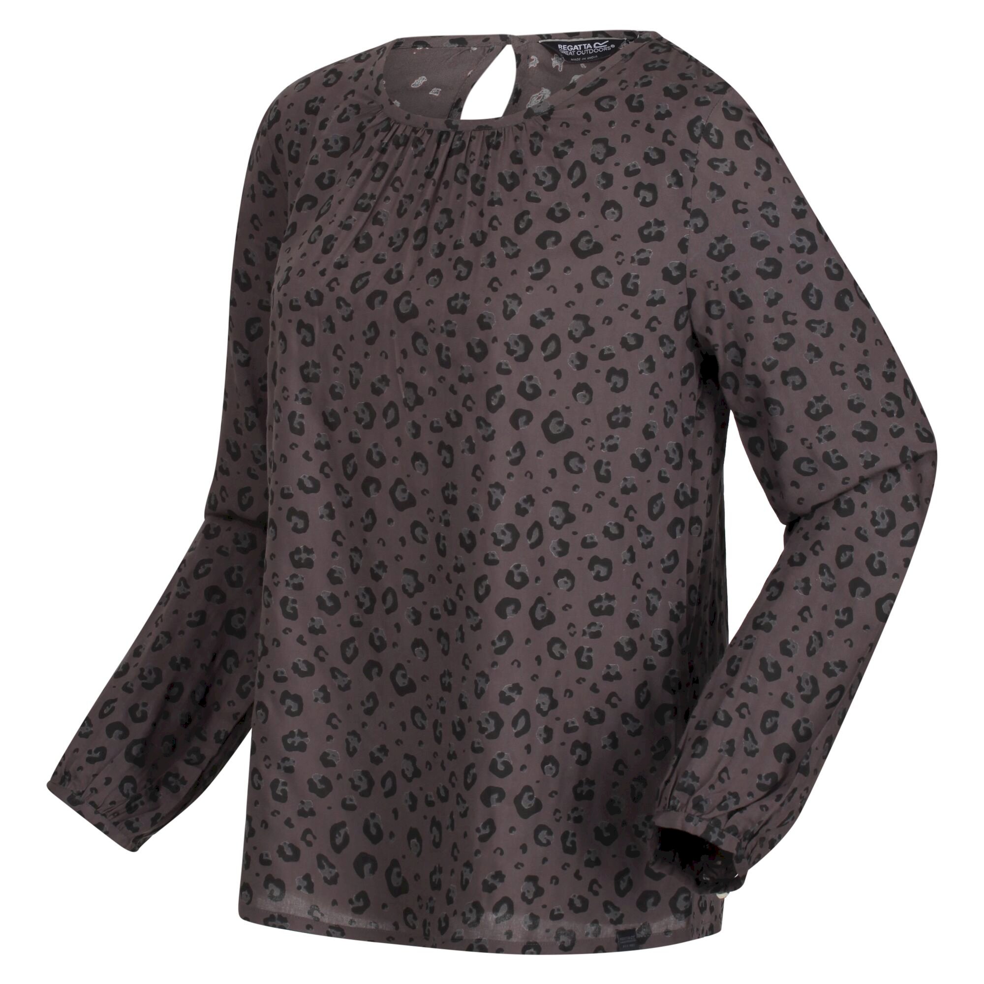 Women's Hadria Printed Blouse | Black Animal
