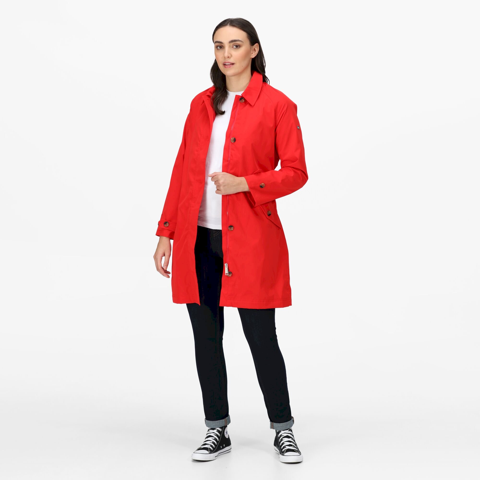 Women's Madalyn Waterproof Trench Coat | Code Red