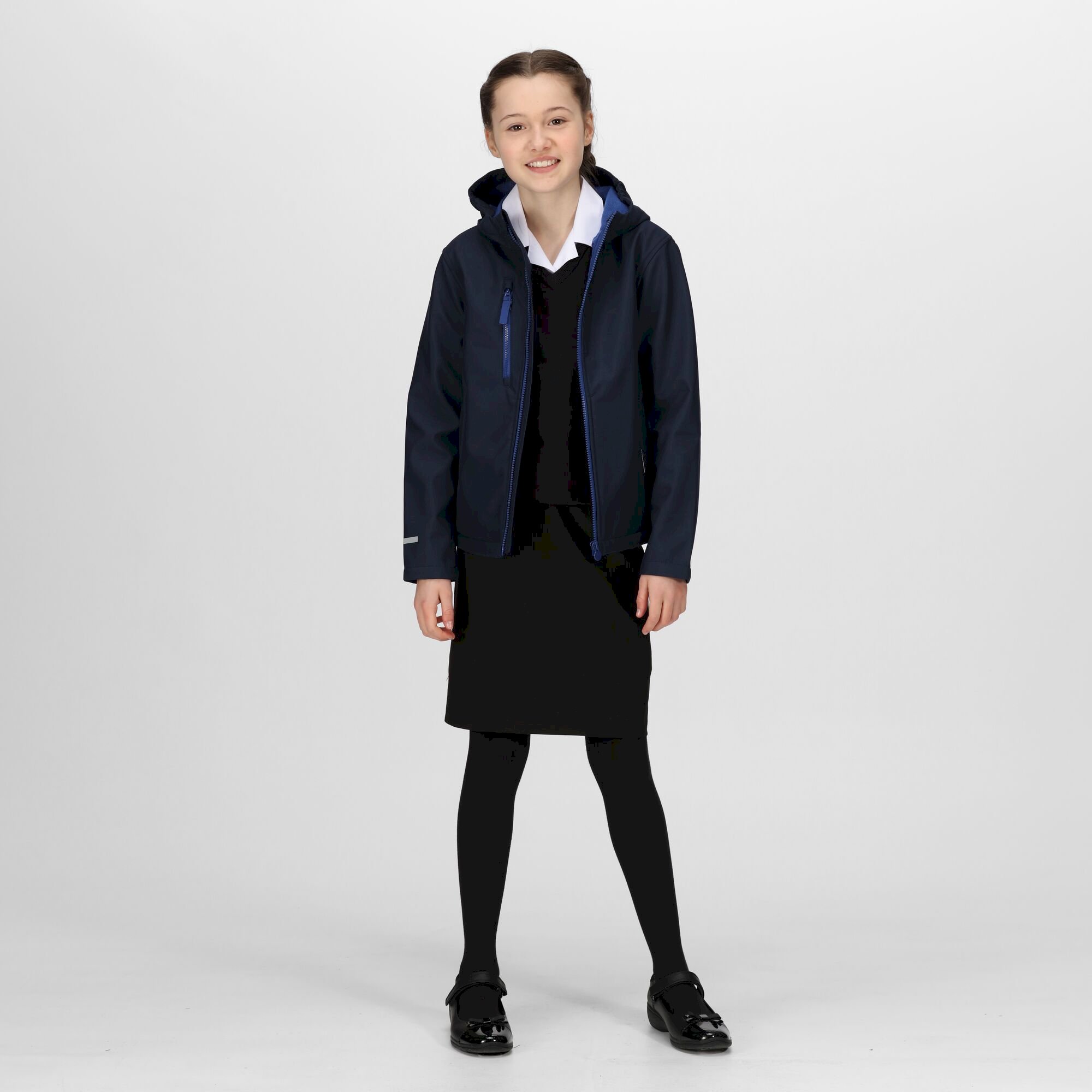 Kids' Ablaze 3-Layer Softshell Jacket | Navy New Royal