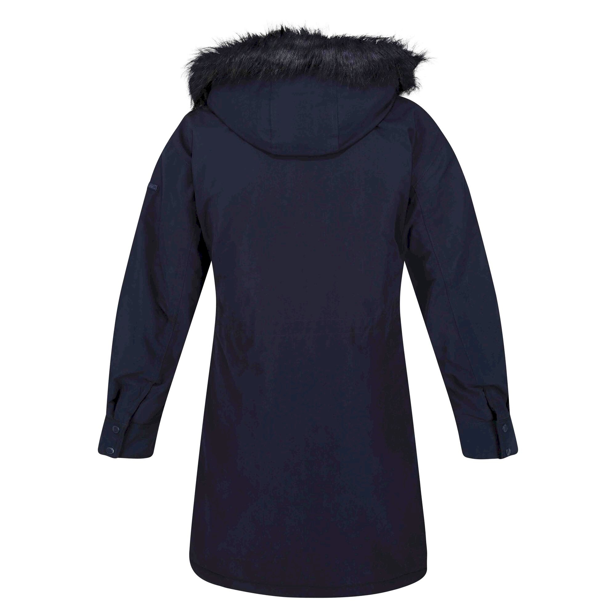 Women's Shiloh Fur Trim Parka Jacket | Navy