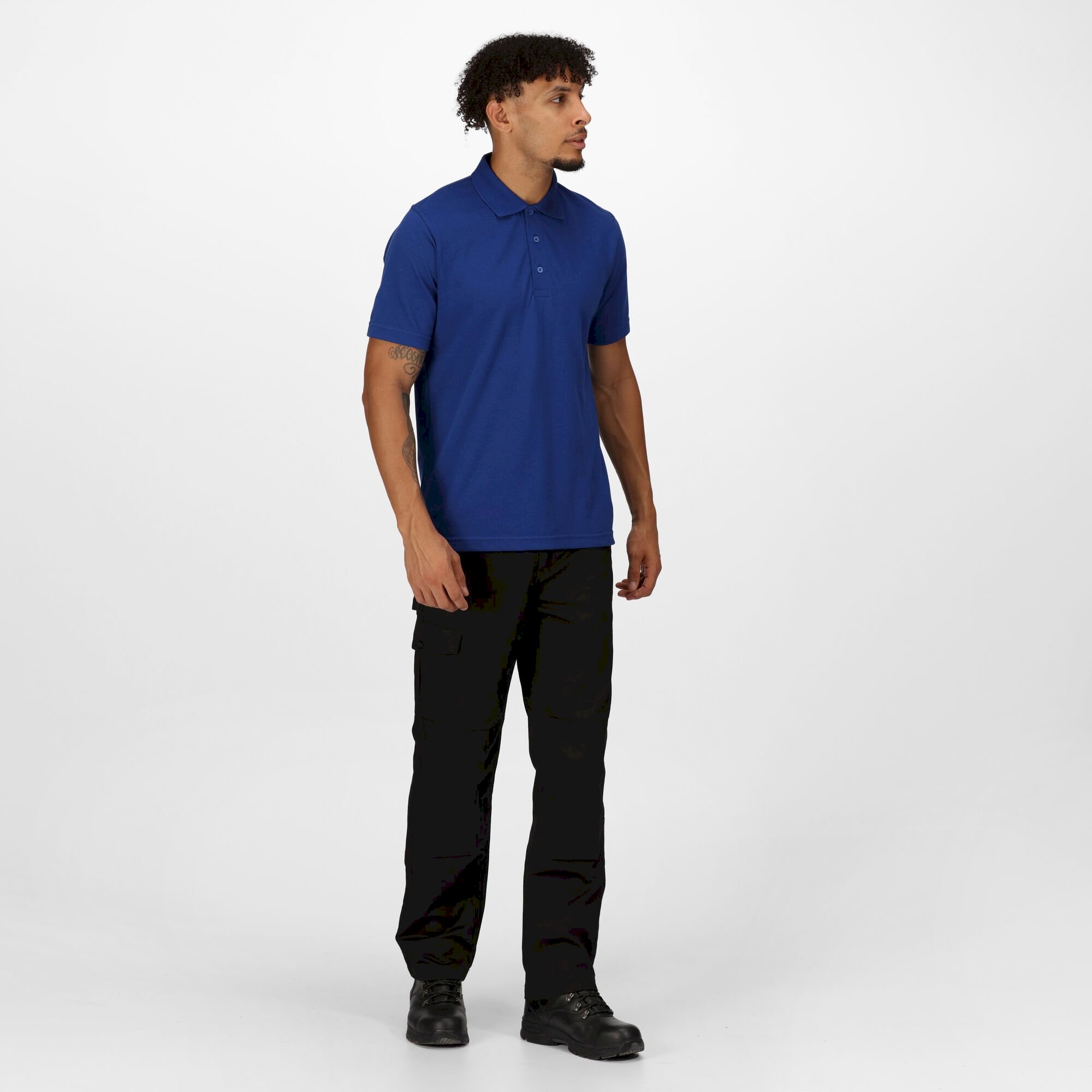 Men's 65/35 SS Polo Top | New Royal